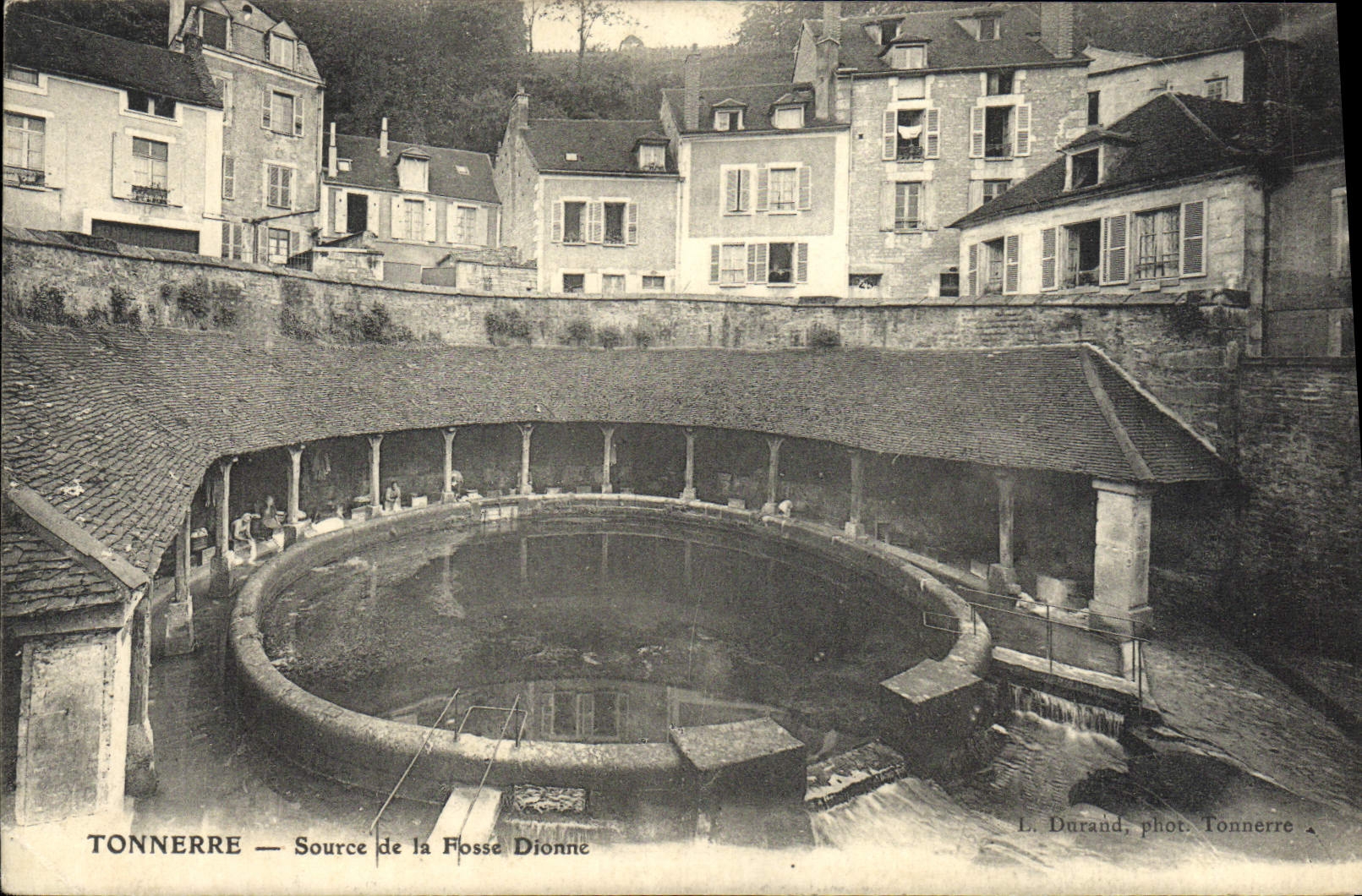 VINTAGE POSTCARD Thunder Source Of the Pit Dionne Laundrette