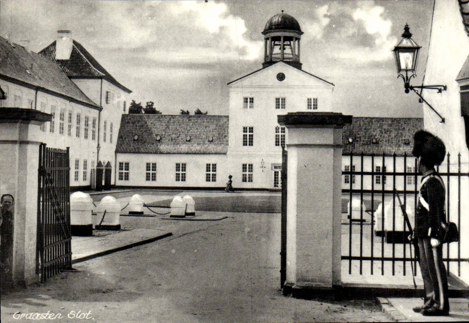 CPA Graasten Slot Soldat Militaria