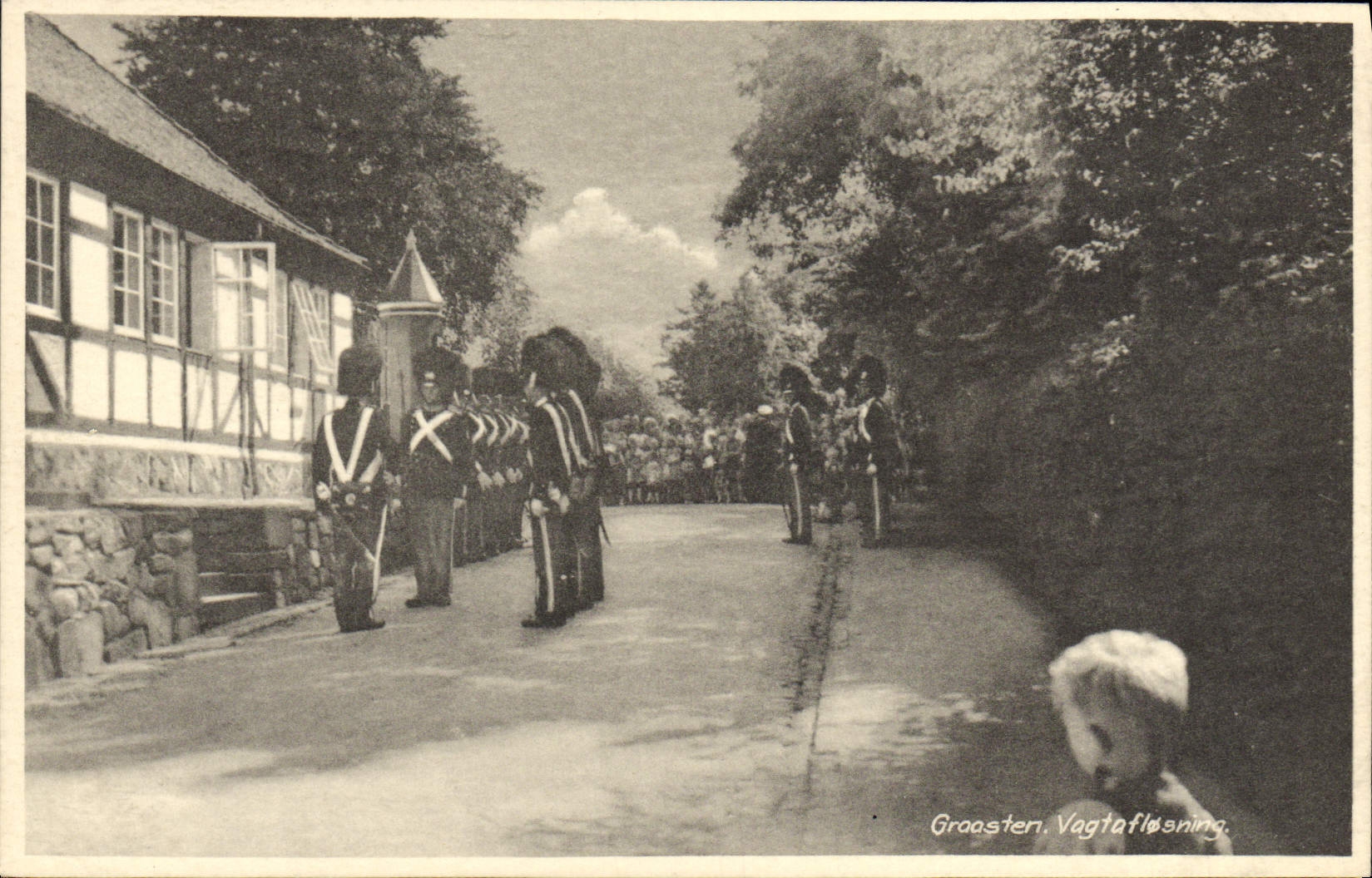 CPA Groosten Vagtaflosning Soldats Militaria 