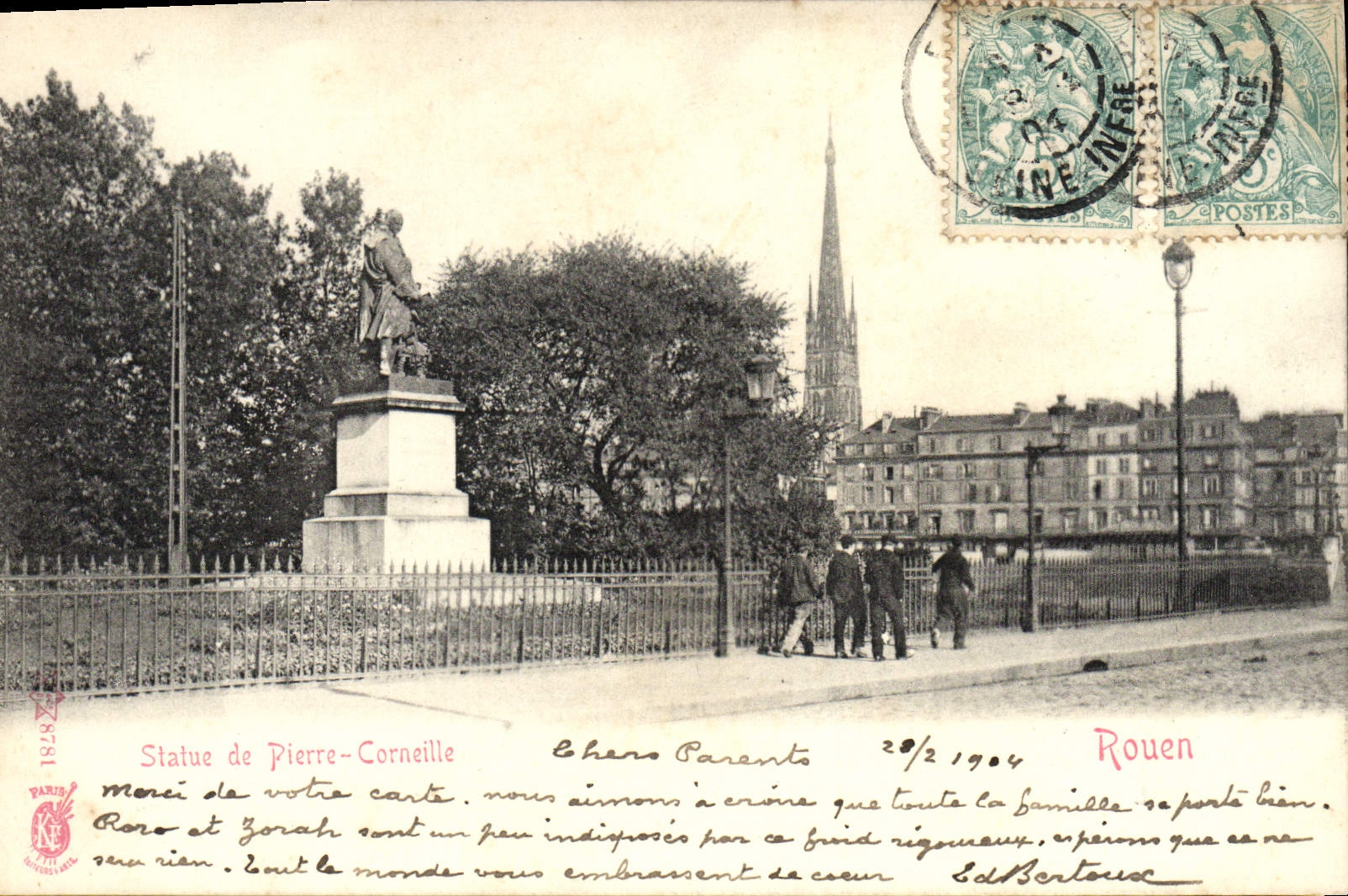 Reglas de Ruán de la POSTAL de la VENDIMIA de Pierre Corneille