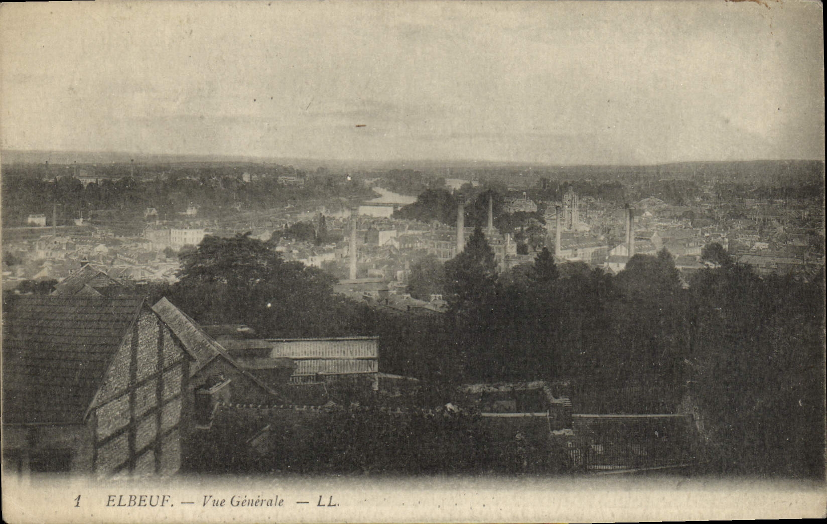 CPA Elbeuf Vue Generale