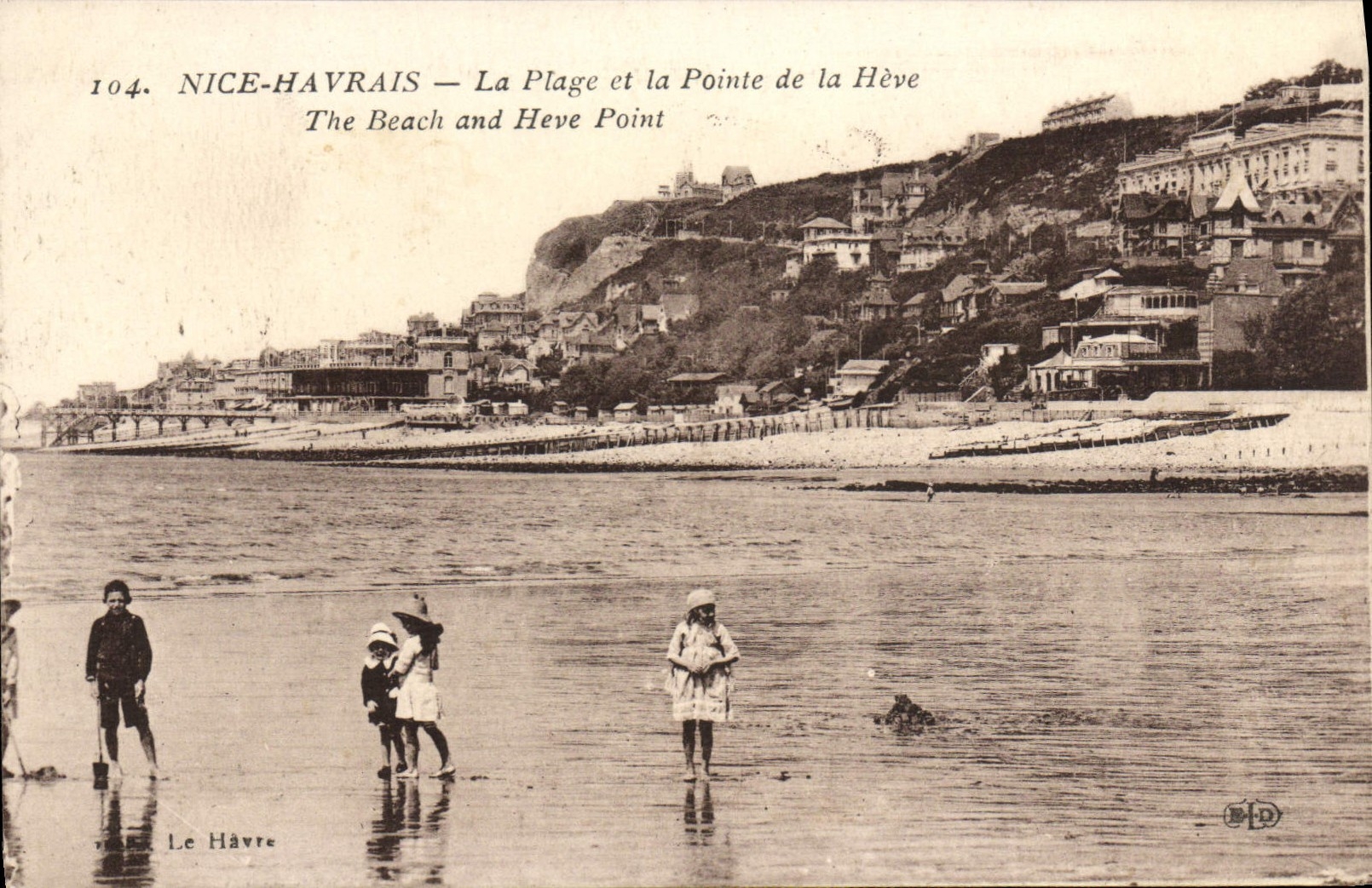 CPA Nice Havrais La Plage et la Pointe de la Heve