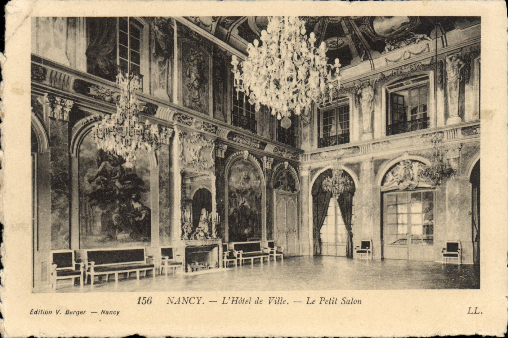 CPA Nancy L'Hotel de Ville Le Petit Salon