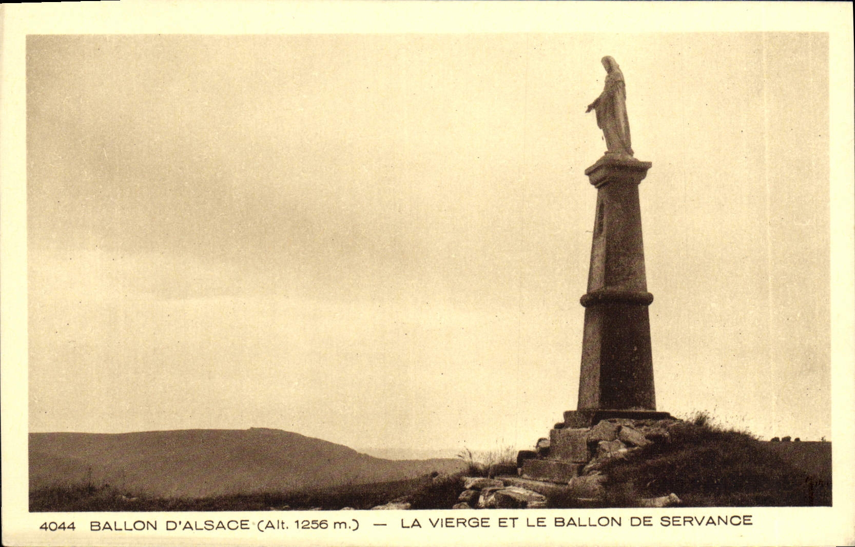 CPA Ballon D'alsace La vierge et le Ballon De servance
