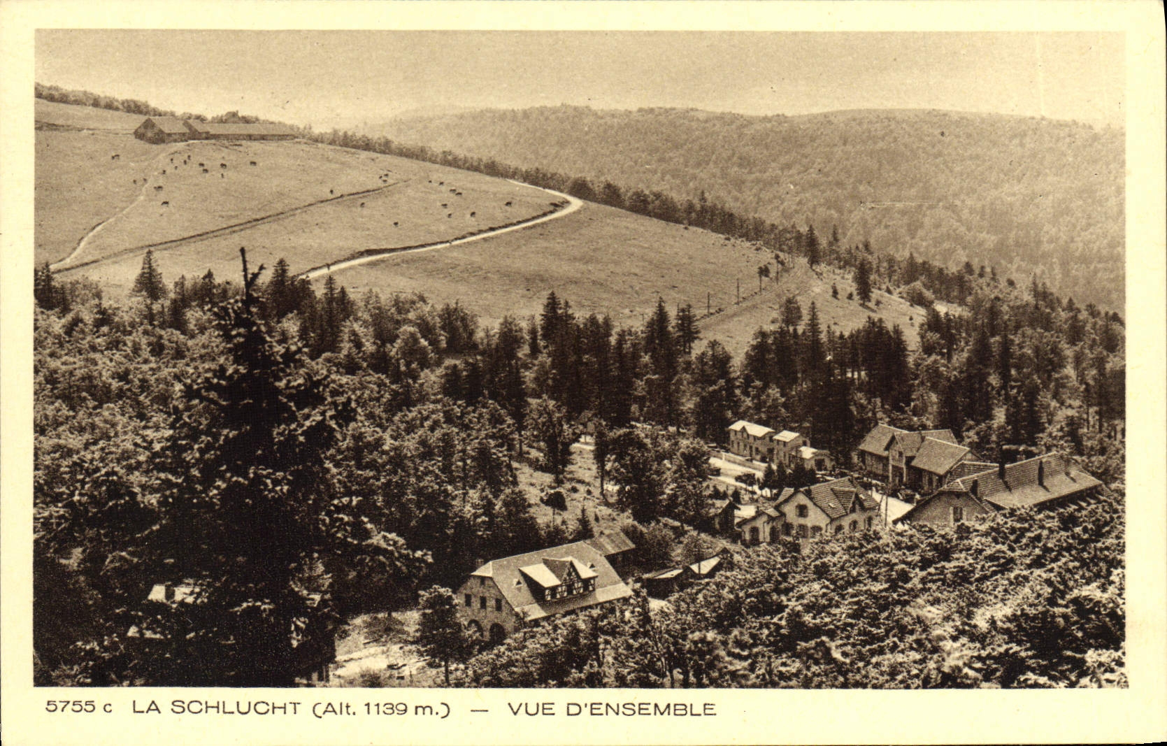 CPA La Schlucht Vue D'ensemble
