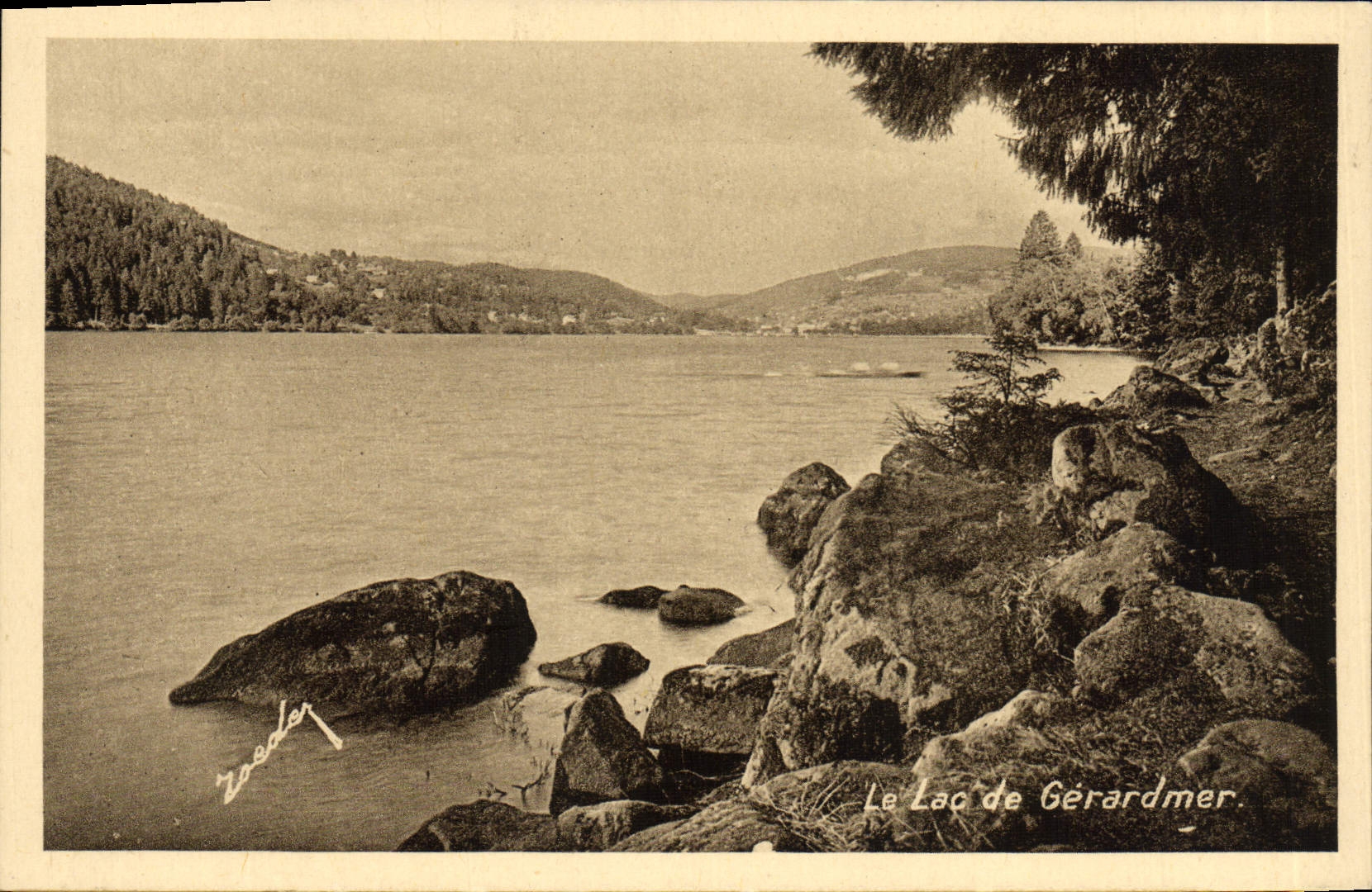 CPA Le Lac de Gerardmer