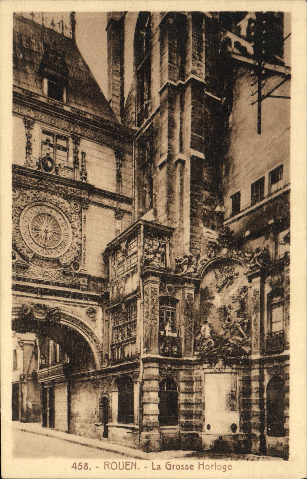 CPA Rouen La Grosse Horloge