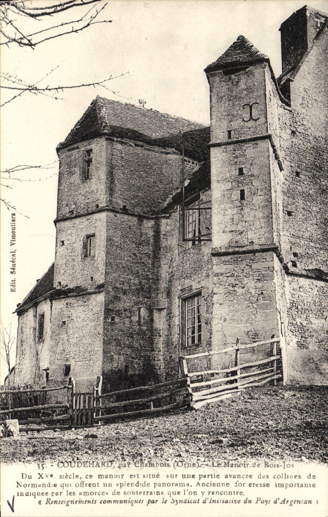 CPA Coudehard pres Chambois Le manoir du Bois Jos