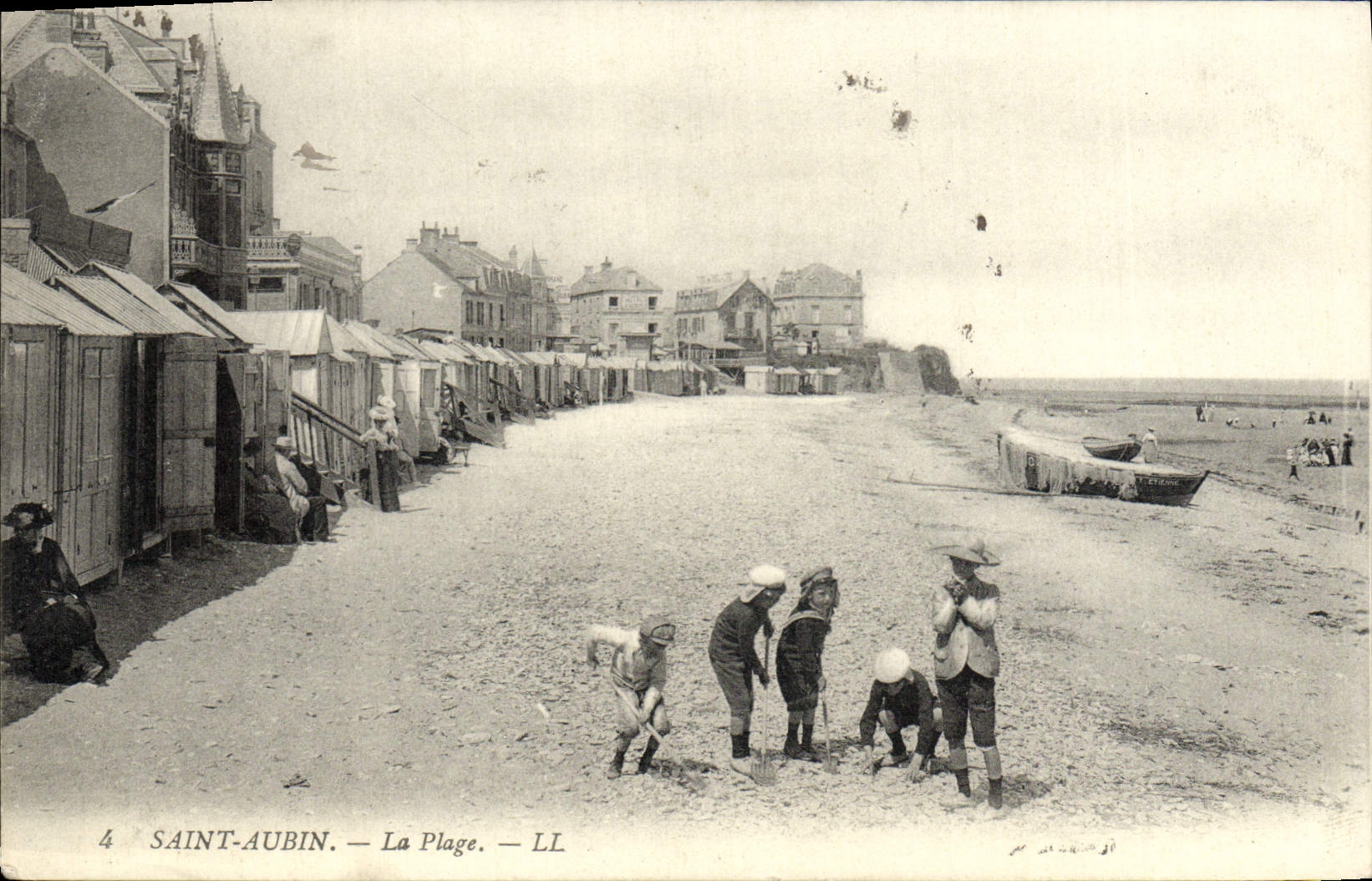 CPA Saint Aubin La Plage Enfants