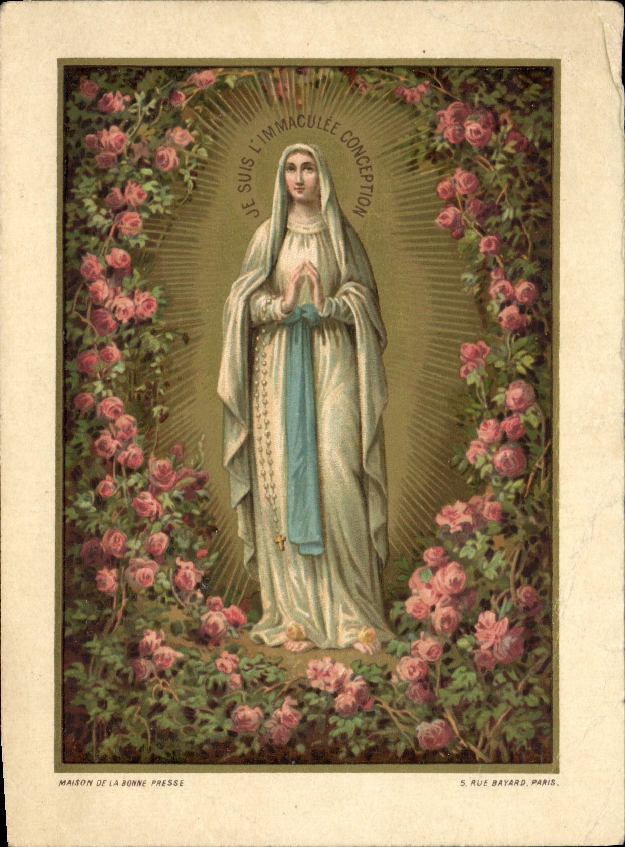 VINTAGE POSTCARD Small children of France