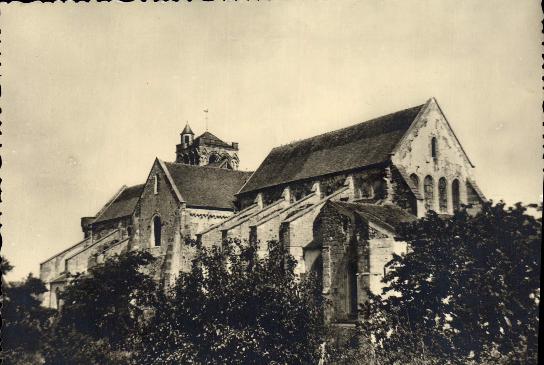 MODERN CARD Champeaux Collegial St External Martin southern part