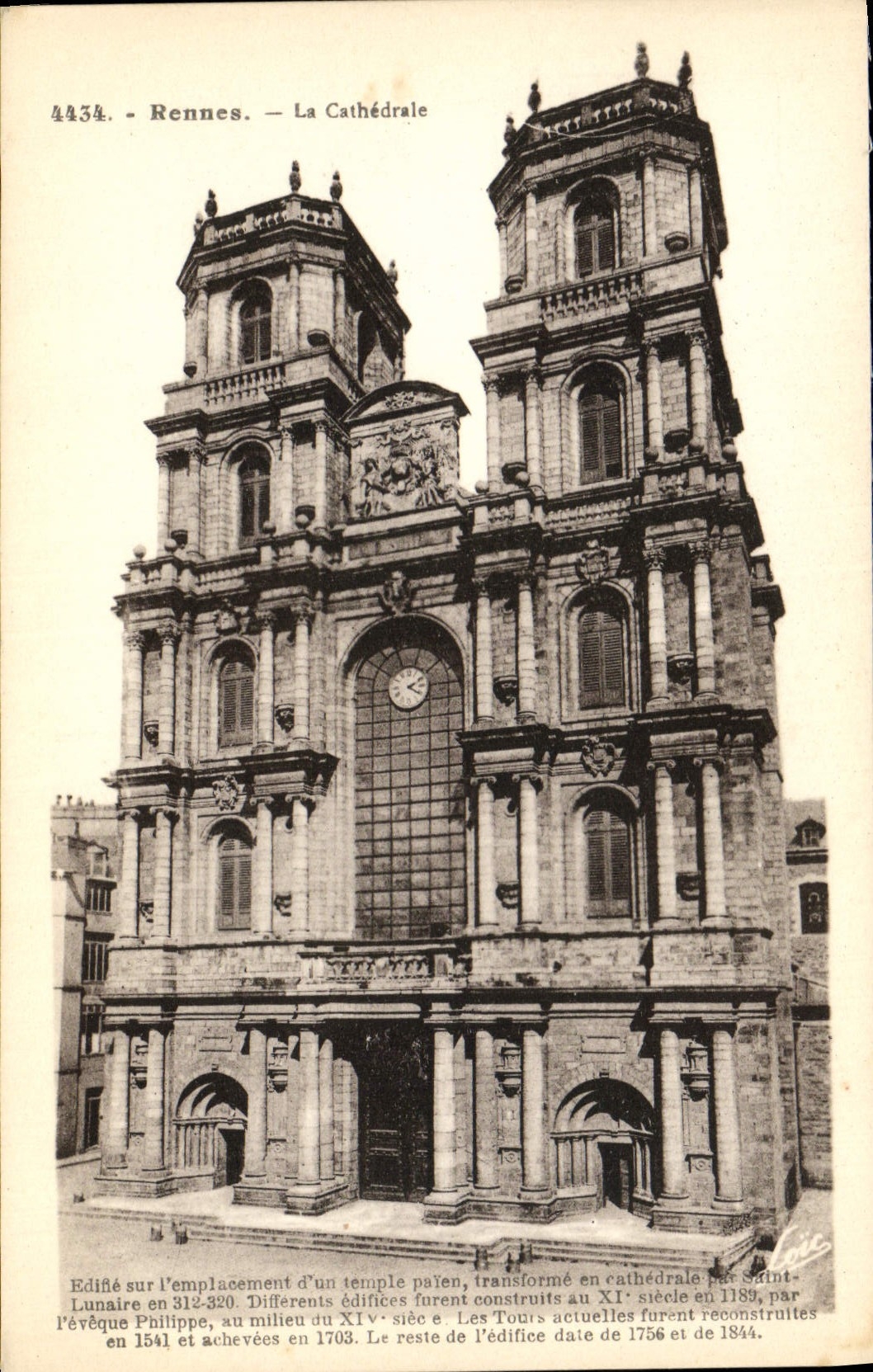 CPA Rennes La Cathedrale