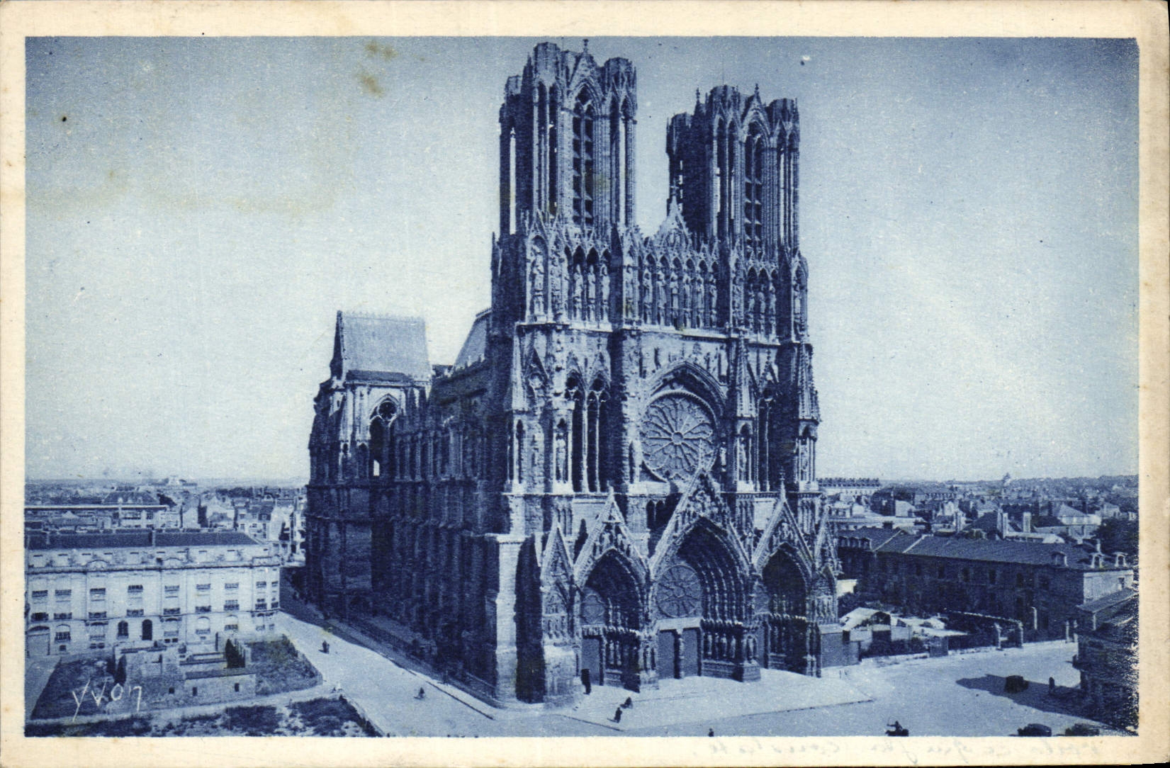 CPA Reims La Cathedrale 