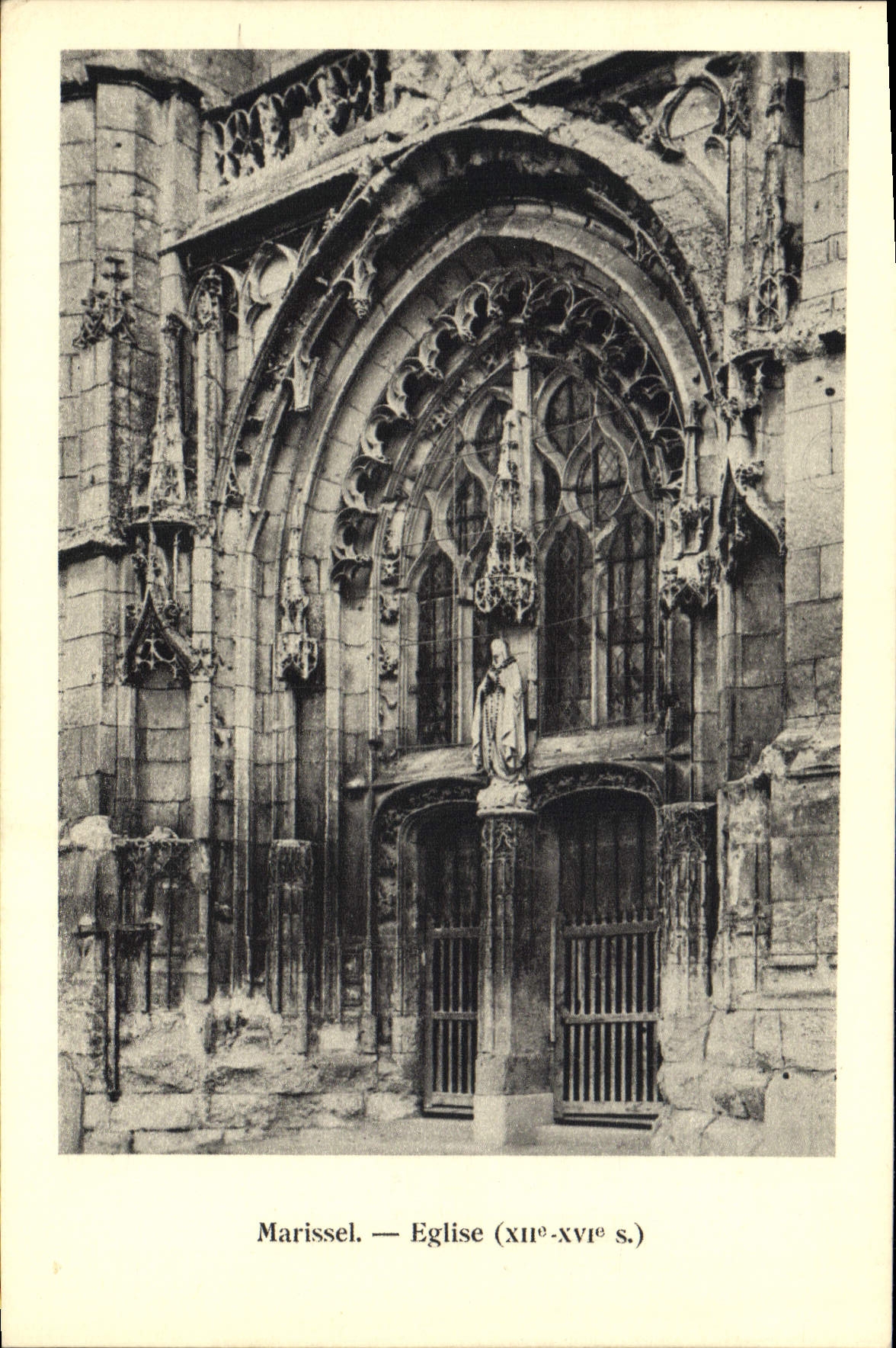 VINTAGE POSTCARD Marissel Church