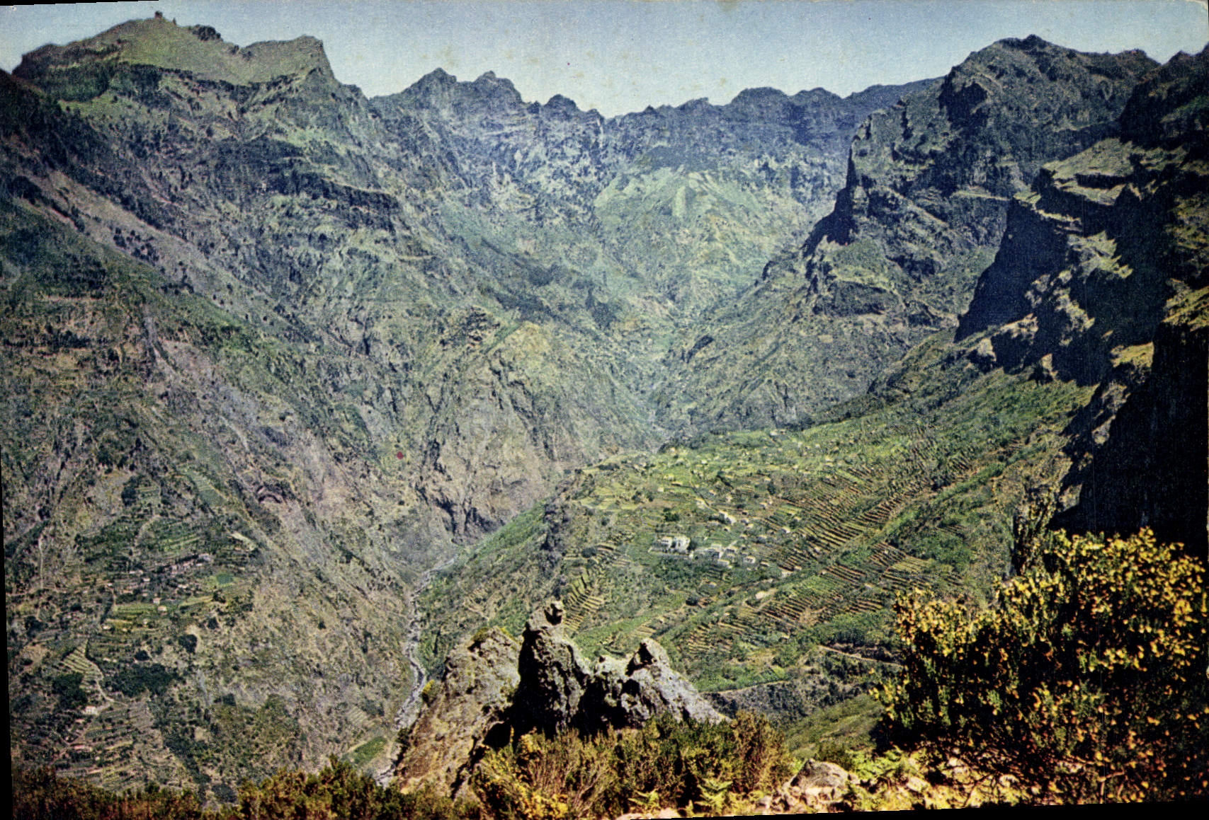 CPM The Grande Curral Village from Eira do Serrado Madeira