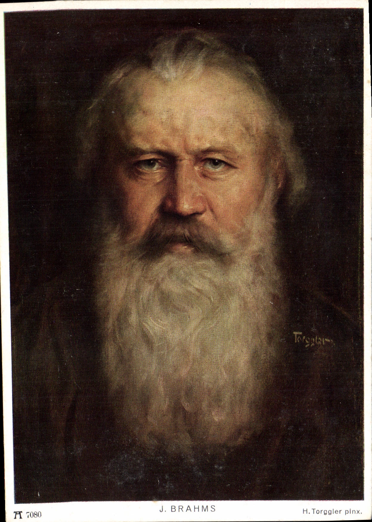 POSTAL MODERNA Brahms