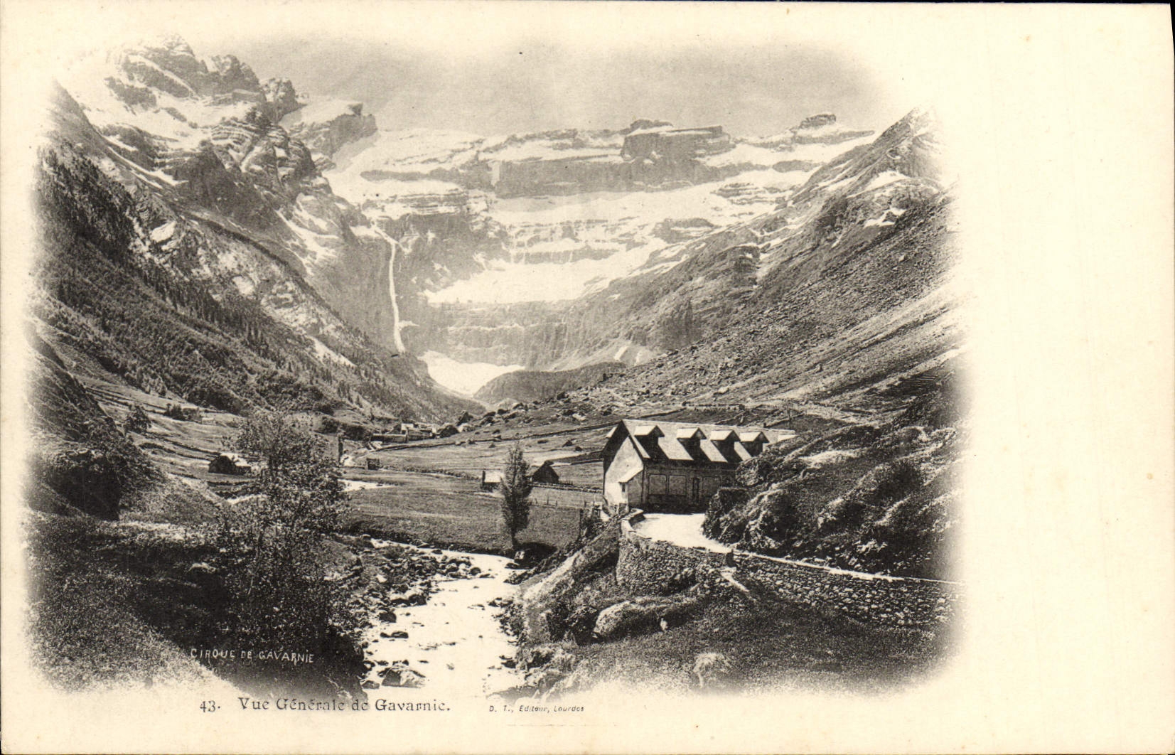 VINTAGE POSTCARD View De Gavarnie