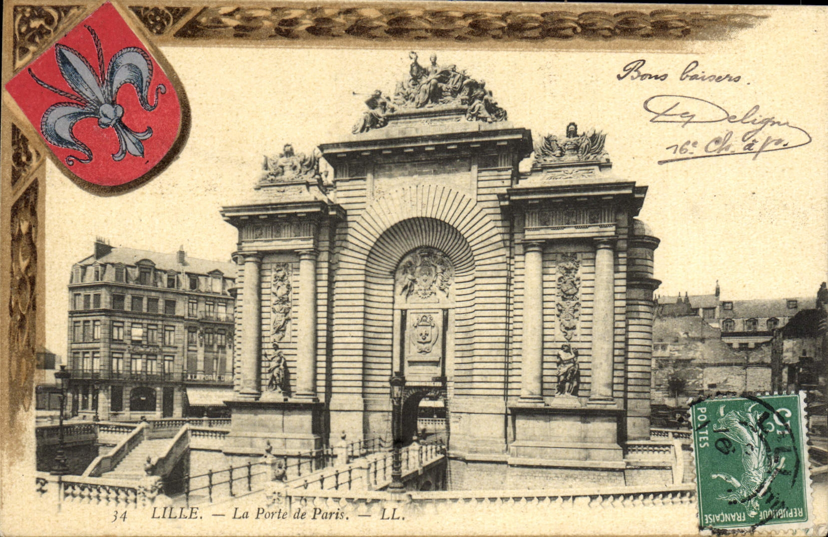 CPA Lille La Porte De Paris