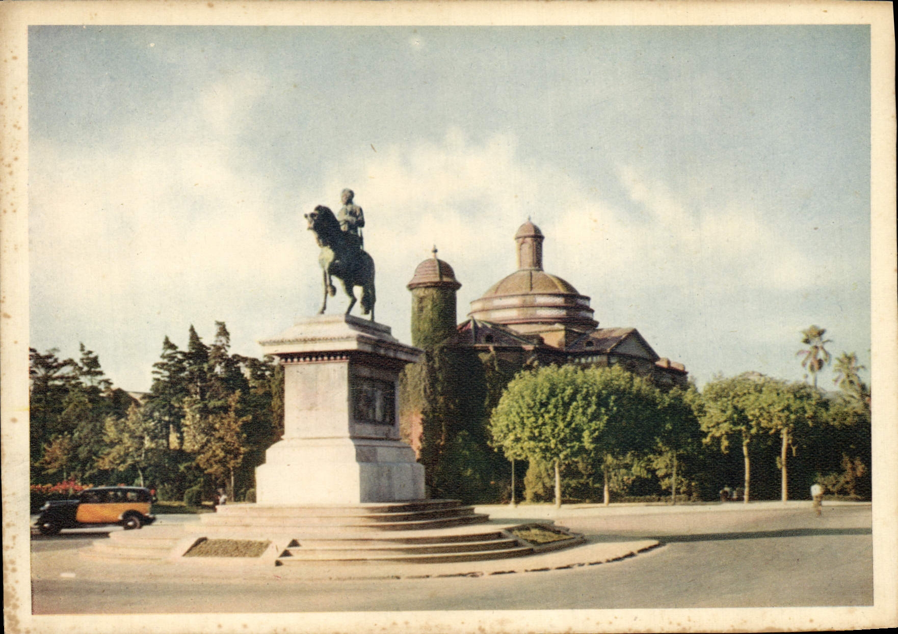 MODERN CARD General Monument Preceded and parks of Cuidalela