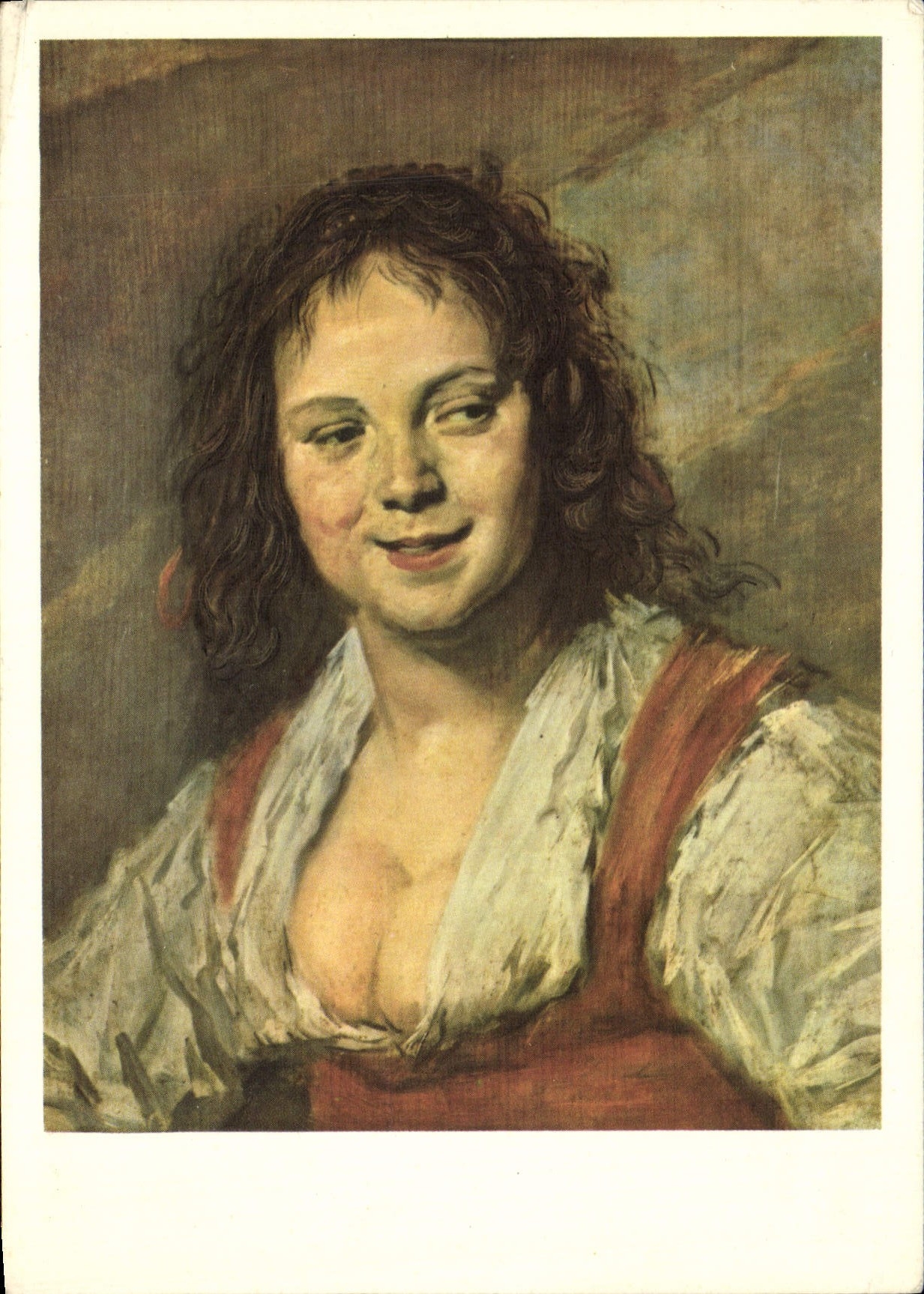 MODERN CARD Frans Halls the gipsy Paris Museum of Louvre