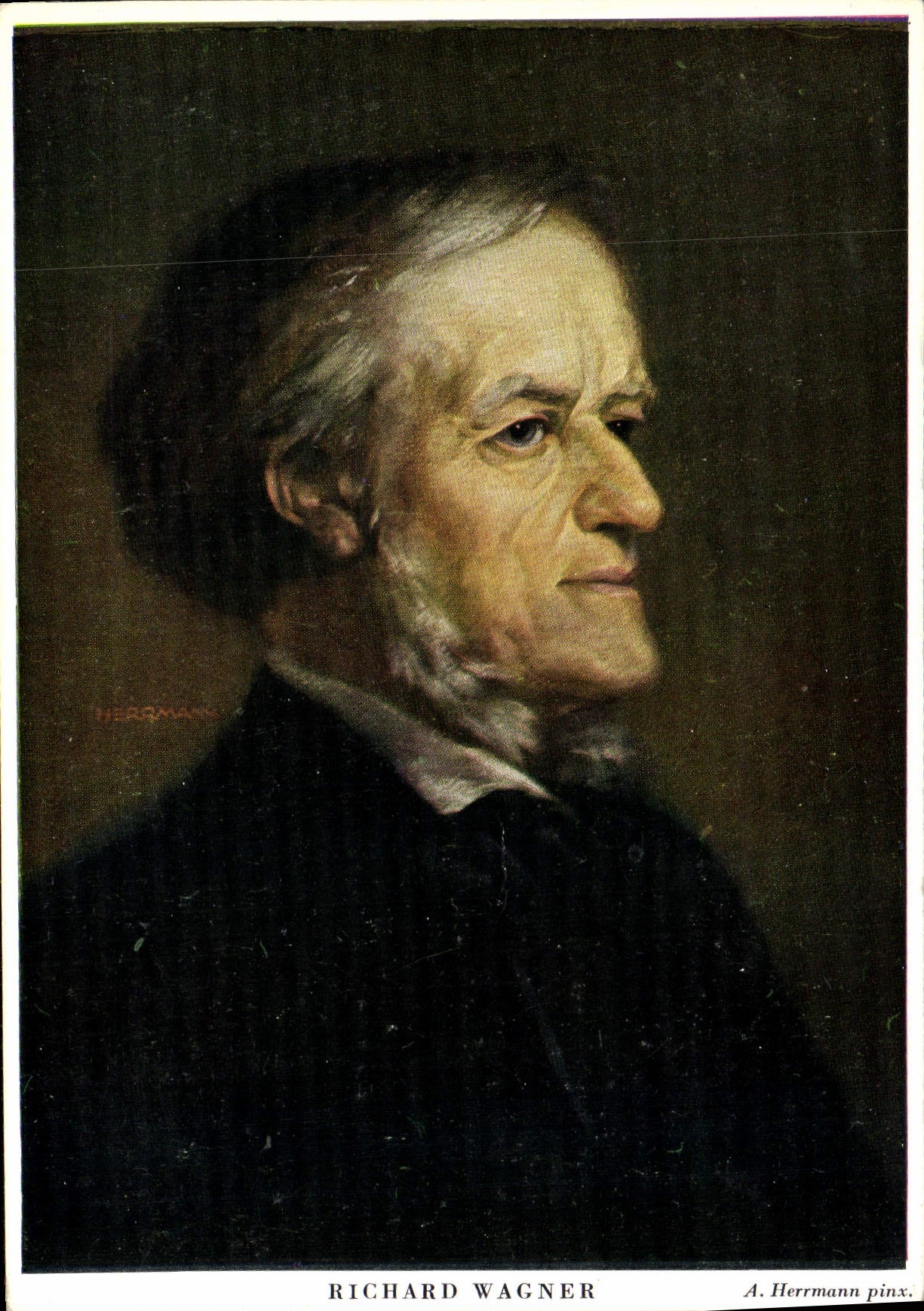 POSTAL MODERNA música de Richard Wagner Herrmann