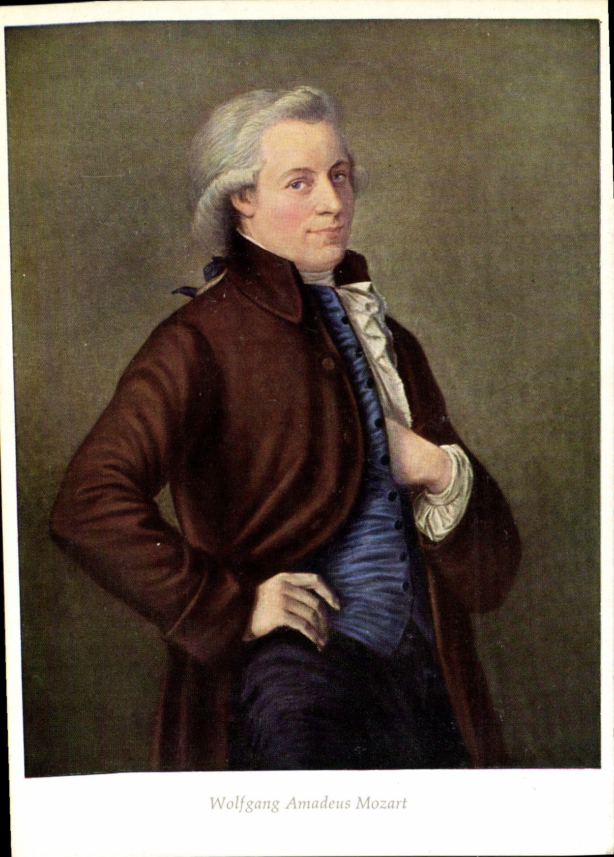 POSTAL MODERNA Wolfgang Amadeus Mozart Tischbein