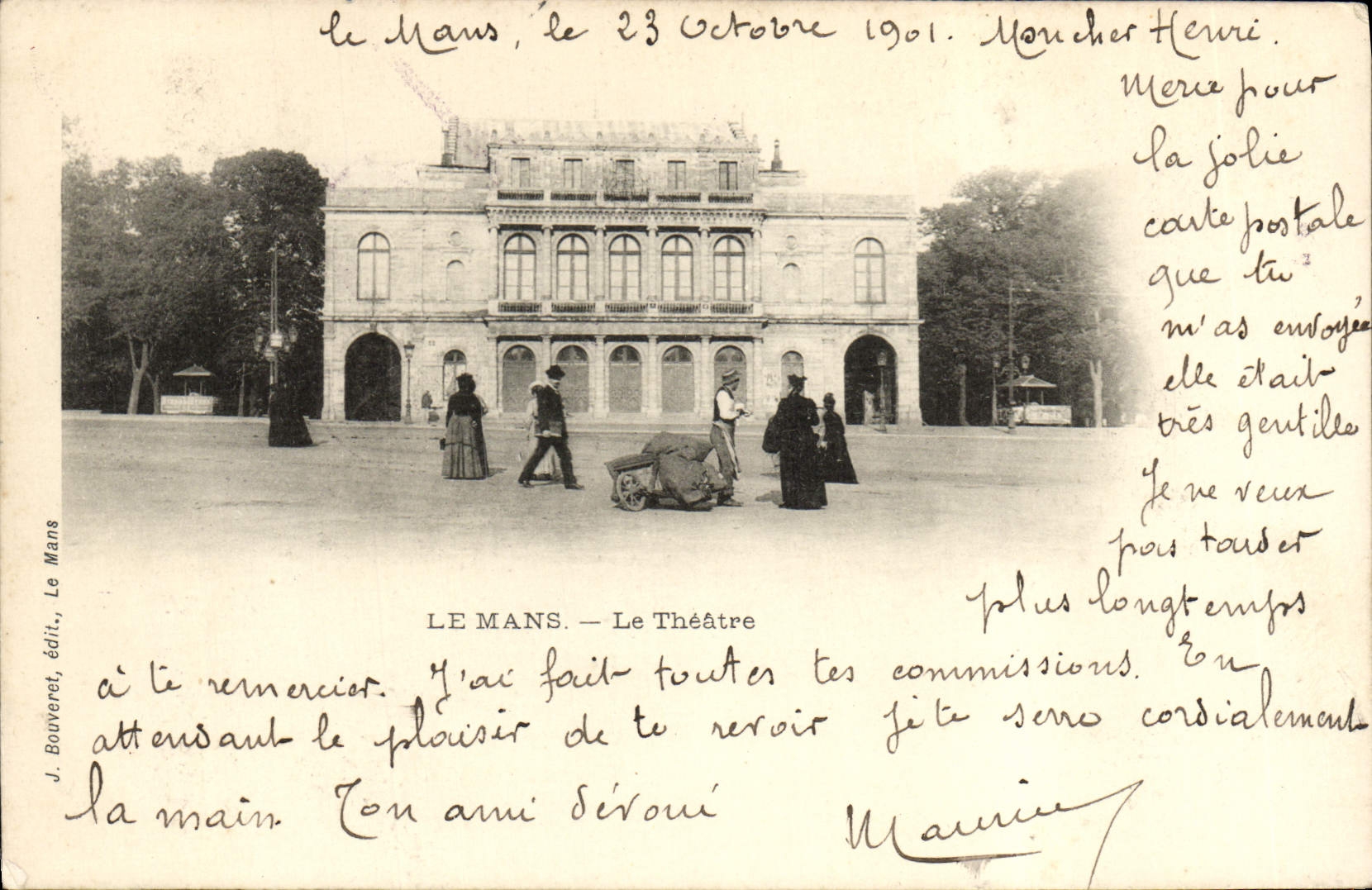 CPA Le Mans Le Theatre