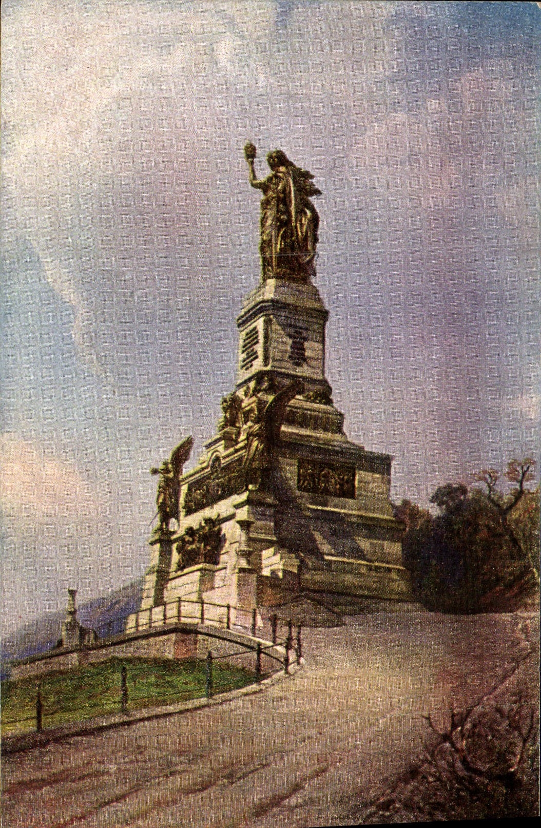 VINTAGE POSTCARD Niederwald