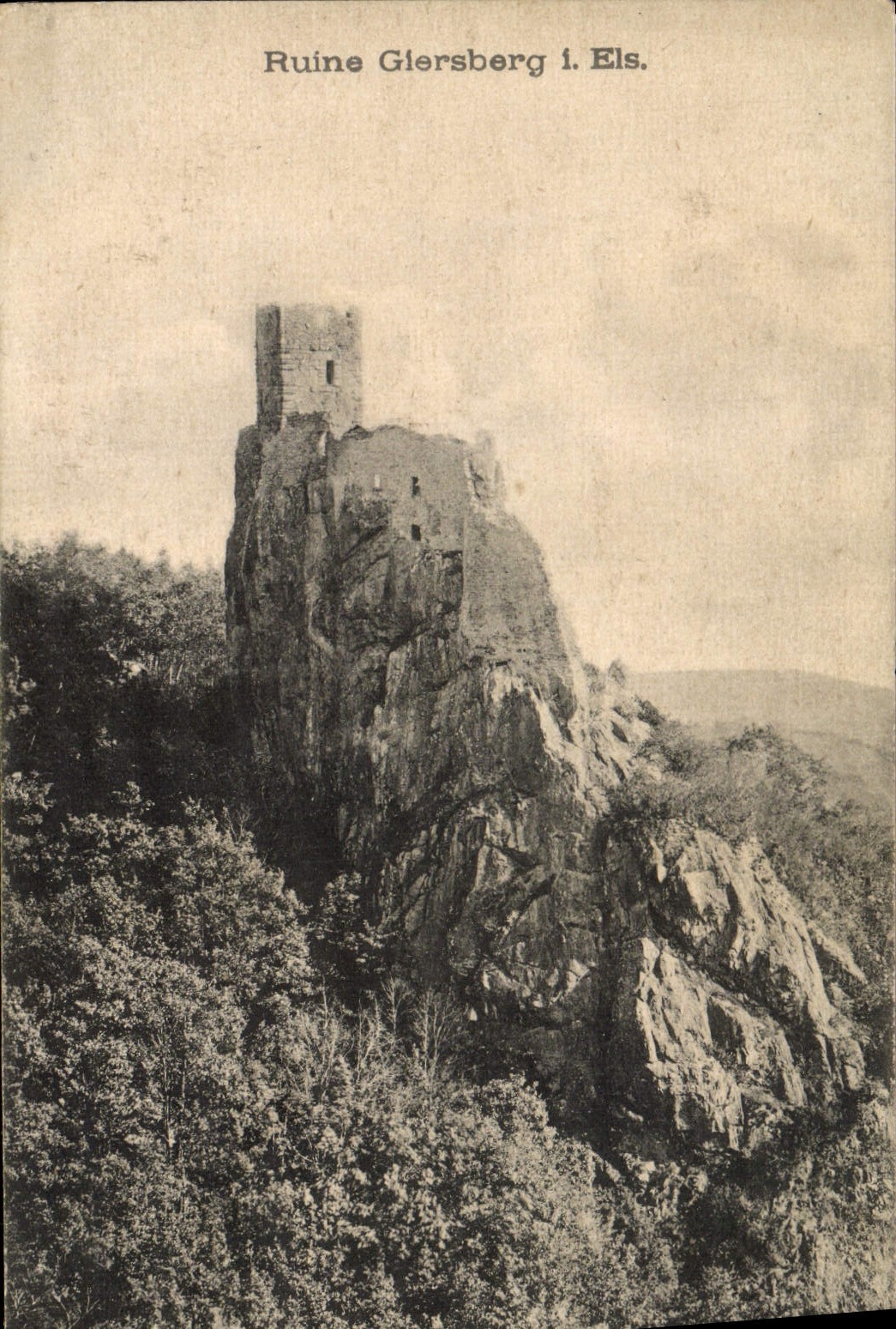 Ruina Glersberg Els de la POSTAL de la VENDIMIA