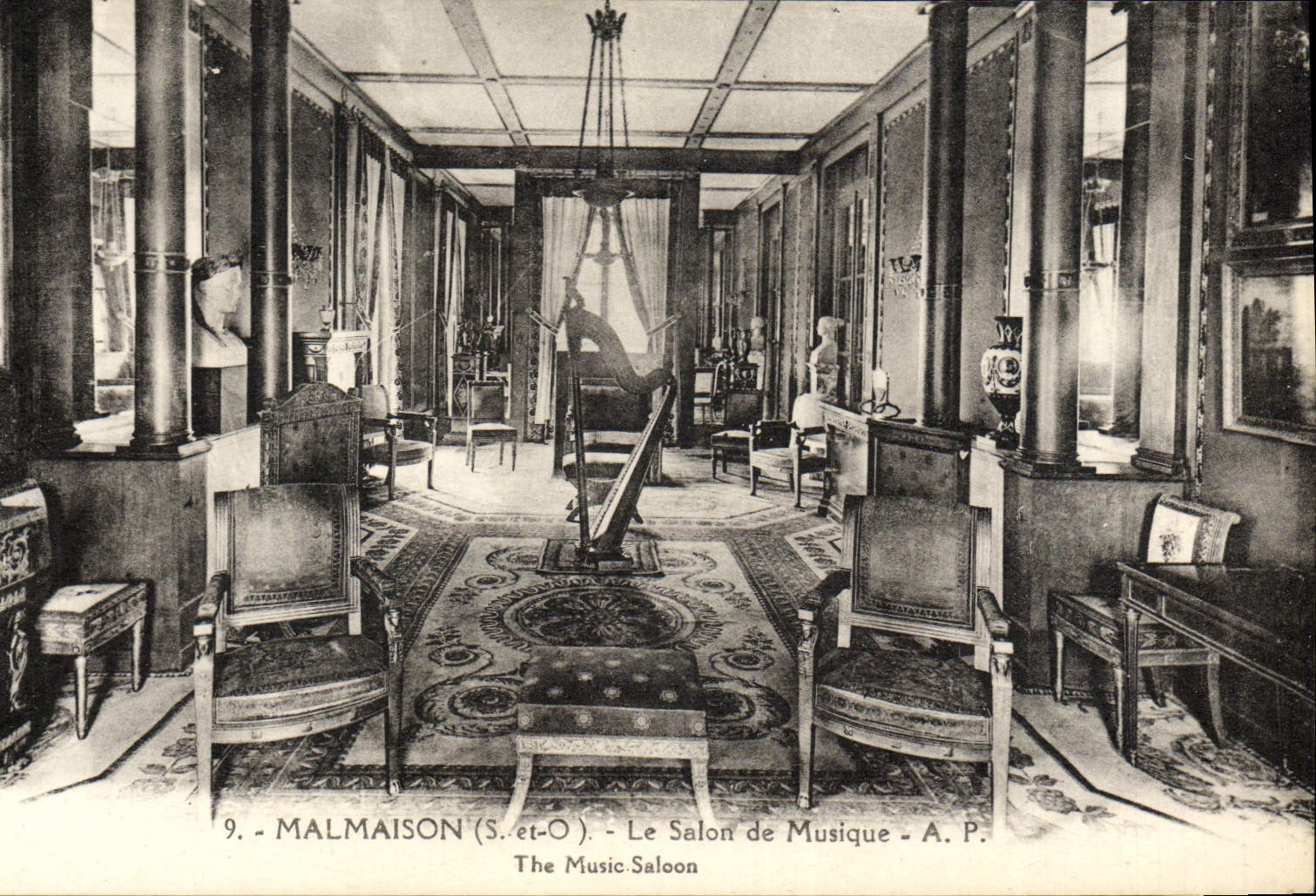 CPA Malmaison Le Salon de Musique
