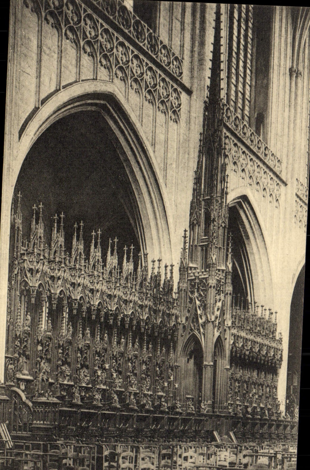 CPA Anvers Les Stalles de la Cathedrale