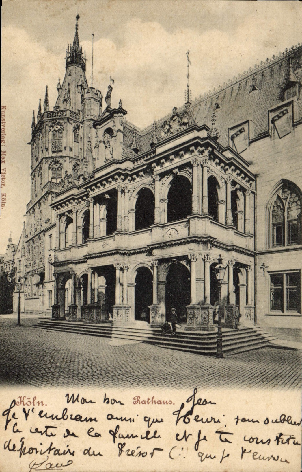 VINTAGE POSTCARD Koln Rathans