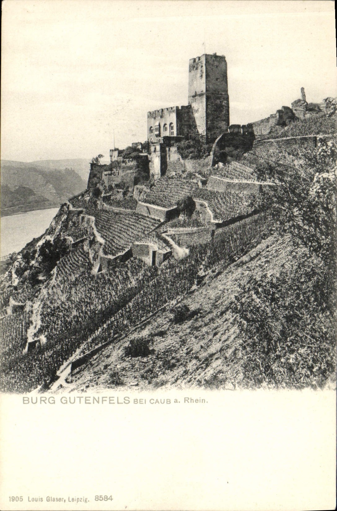 CPA Burg Gutenfels Bei Caub A Rhein