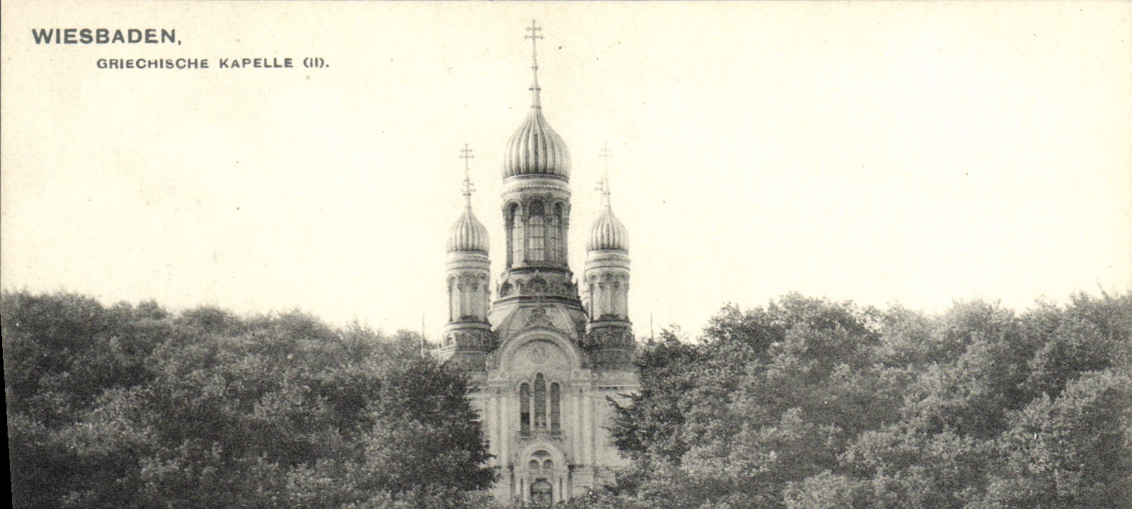 CPA Wiesbaden Griechische Kapelle