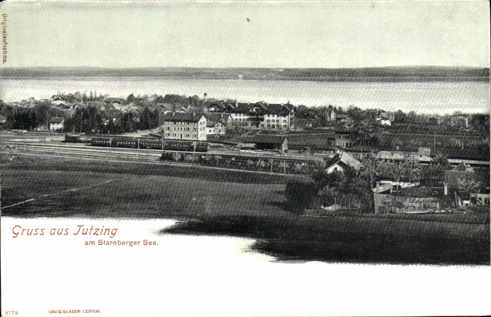 VINTAGE POSTCARD Gruss Aus Tutzing Am Starnberger See