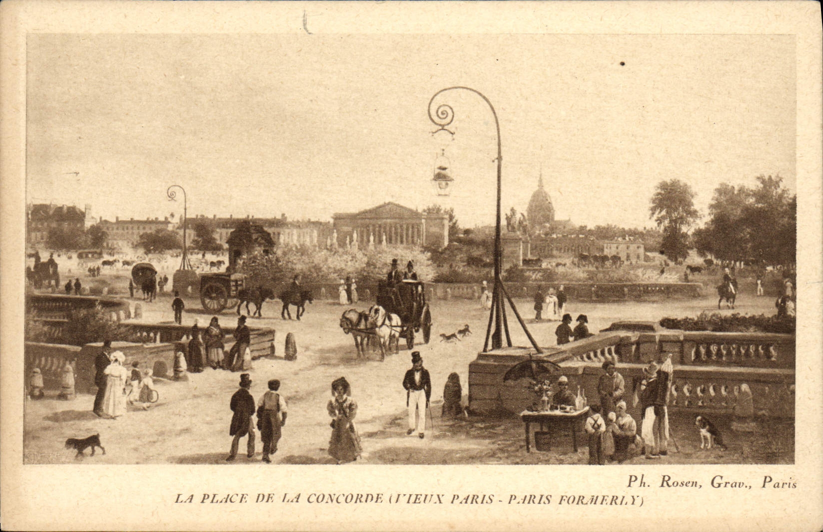CPA Paris La Place De La Concorde