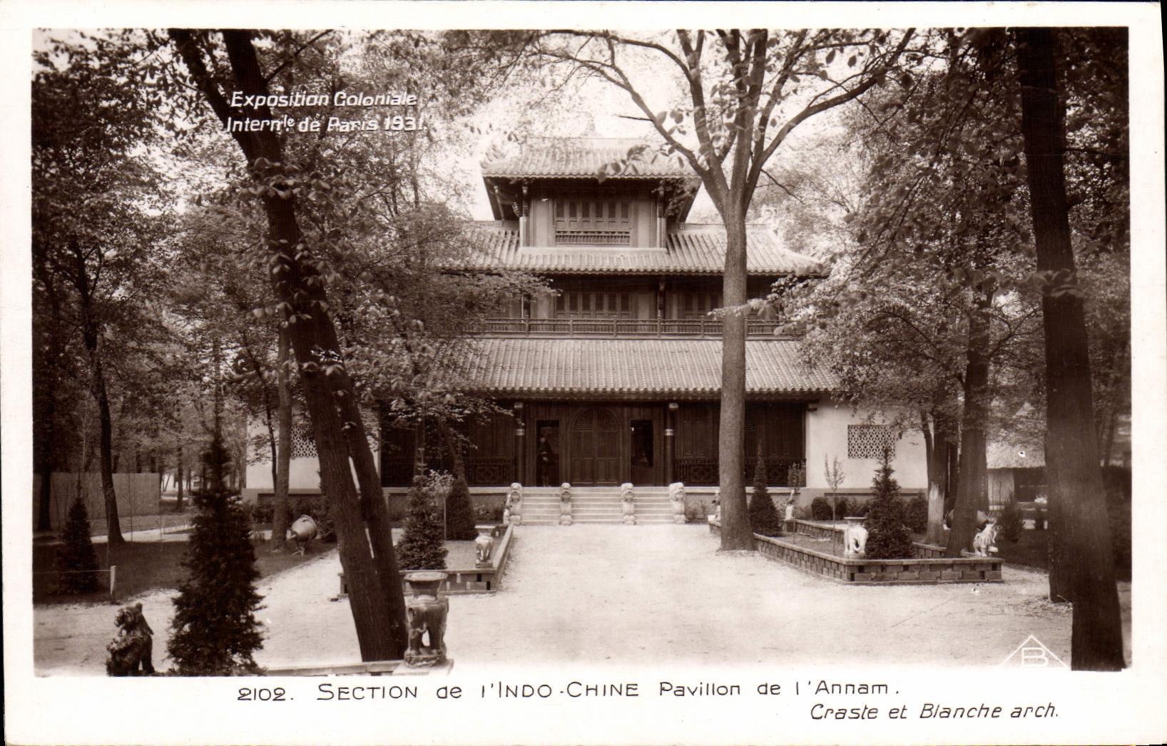 CPA Section De l'Indo Chine Pavillon De l'Annam Paris