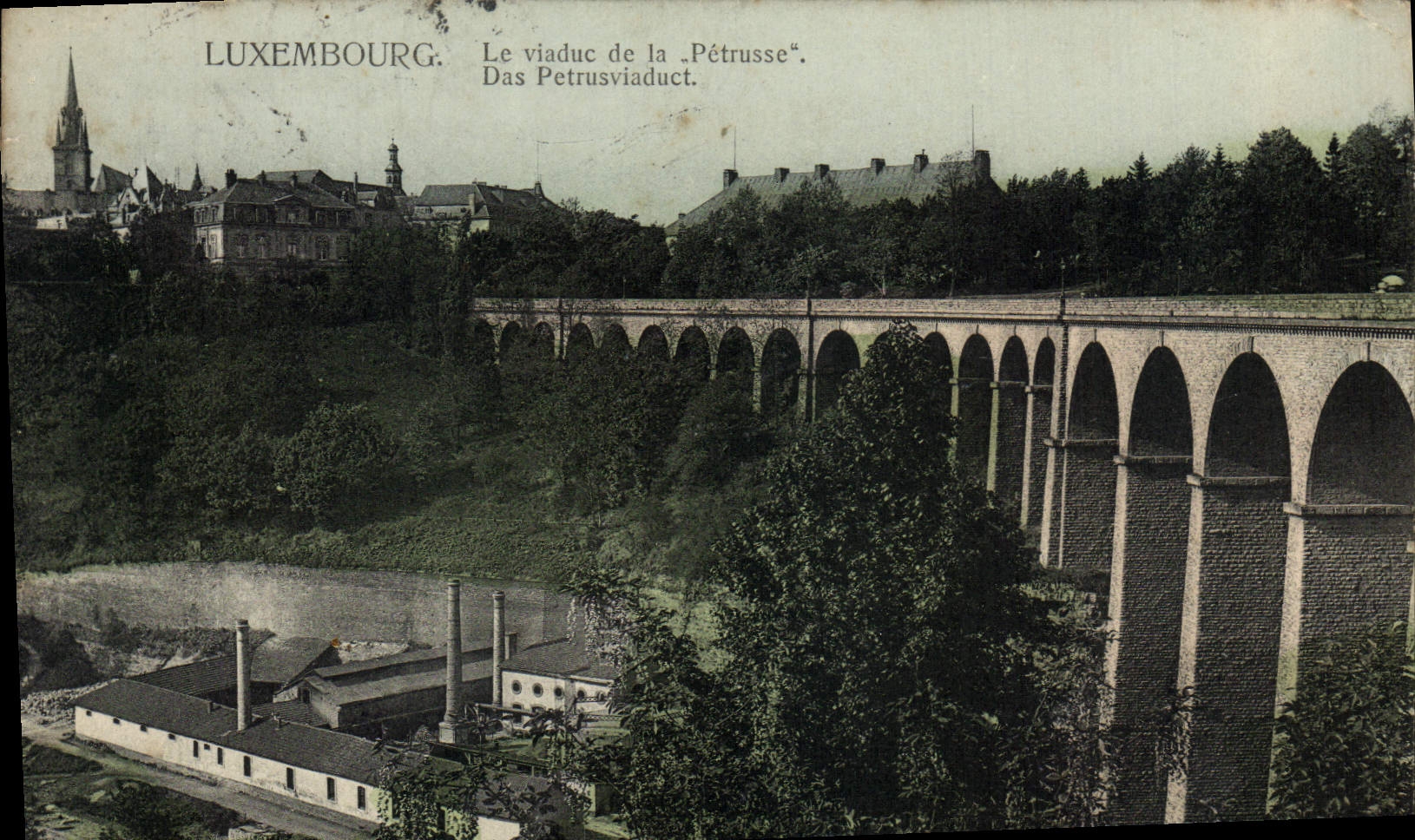 CPA Luxembourg Le Viaduc De La Petrusse
