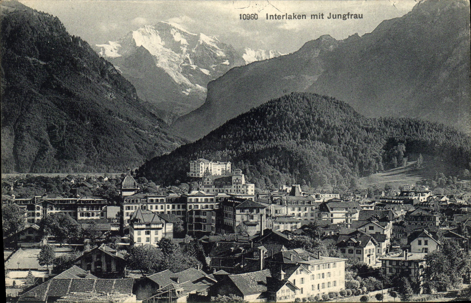 CPA Interlaken Mit Jungfrau