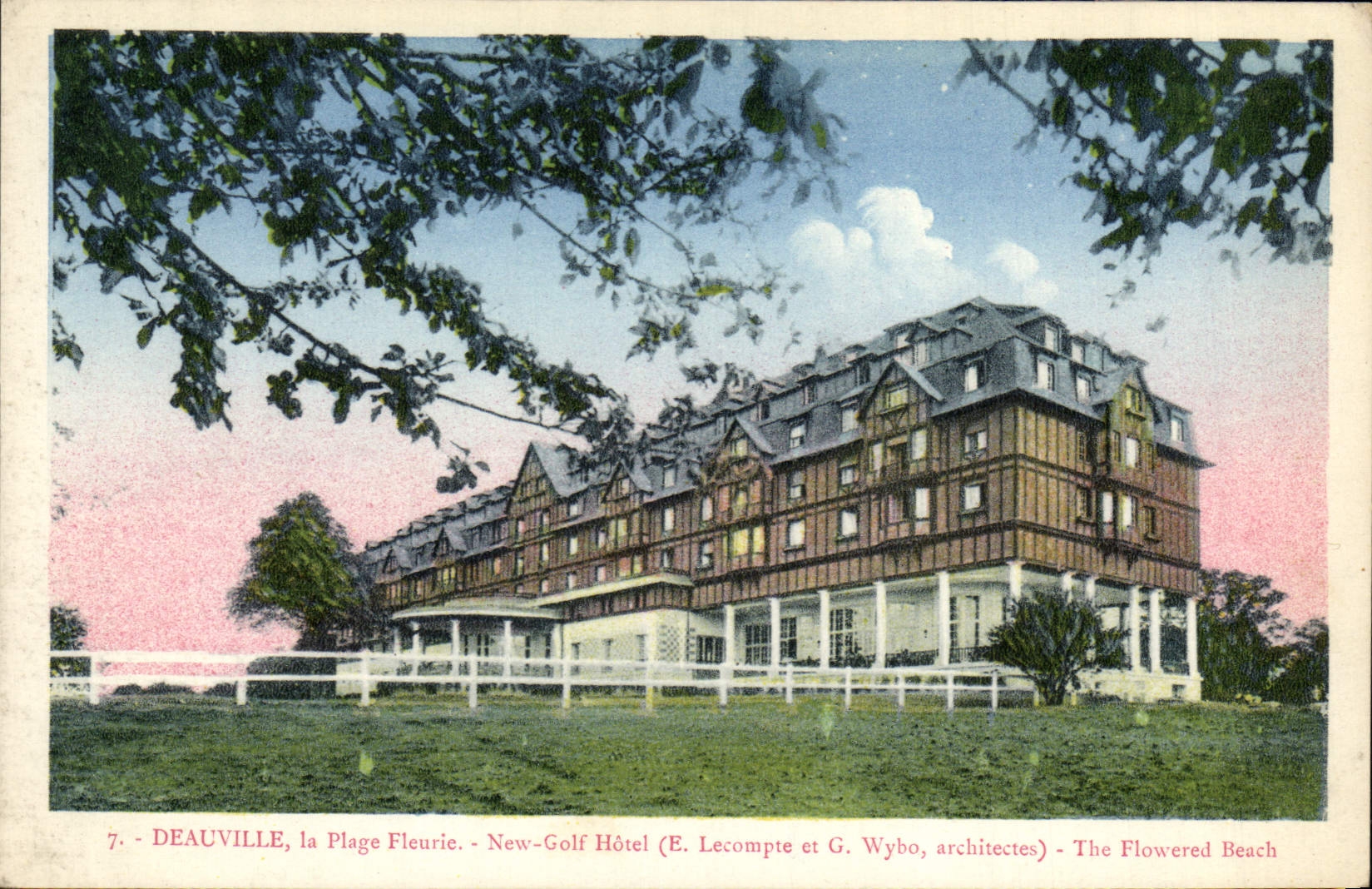 CPA Deauville La Plage Fleurie New Golf hotel