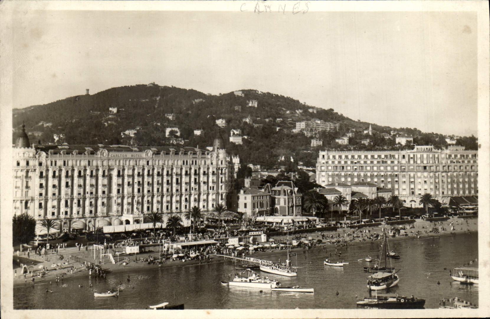 CPM Cannes Le Carlton Hotel et le Miramar