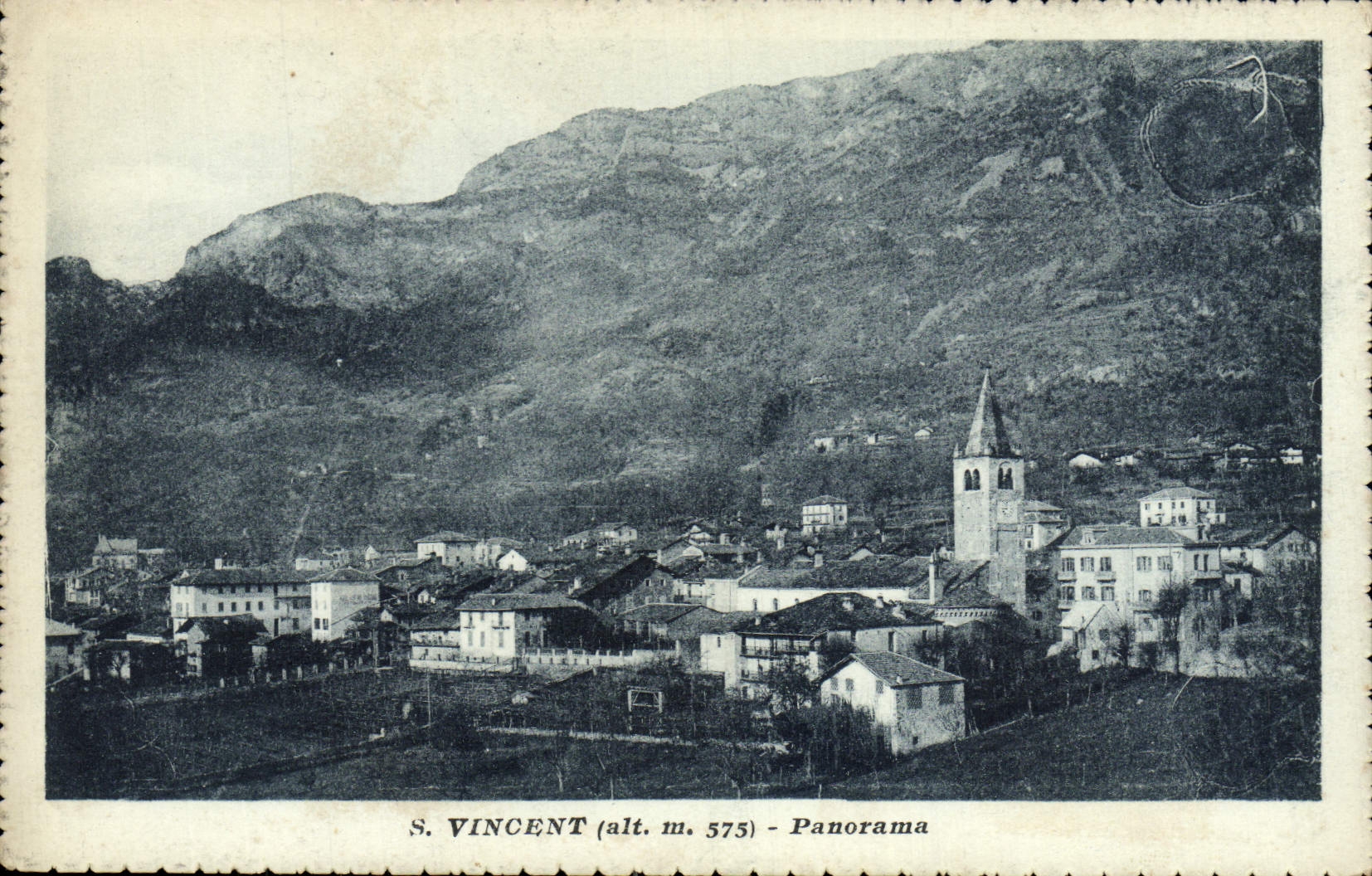 VINTAGE POSTCARD S Vincent Panorama