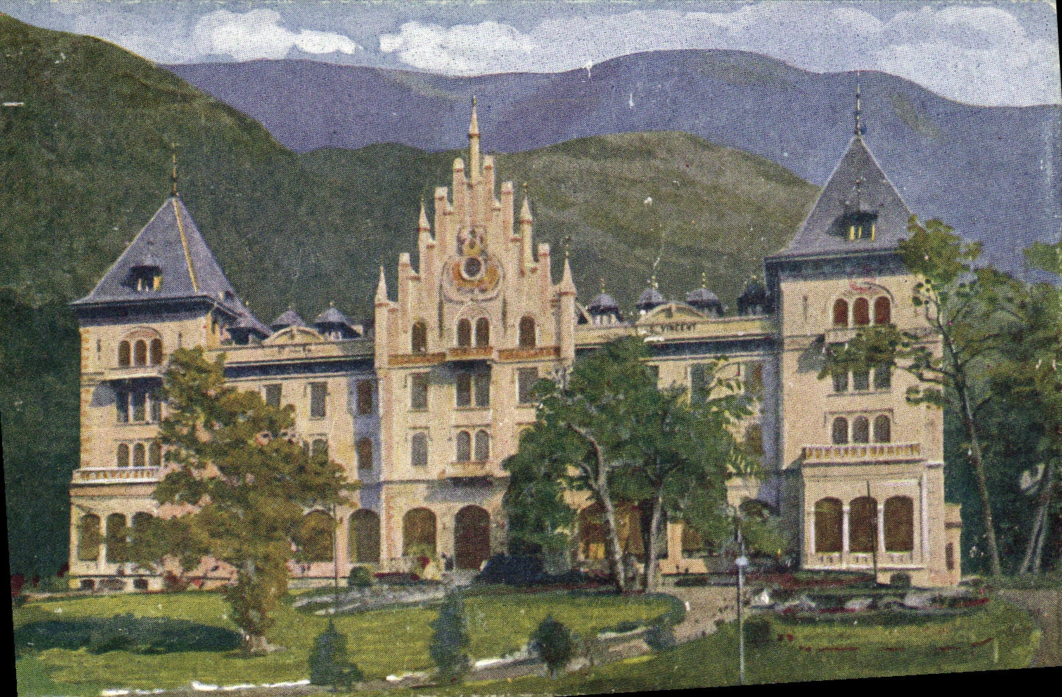 VINTAGE POSTCARD S Vincent Large Billia Hotel
