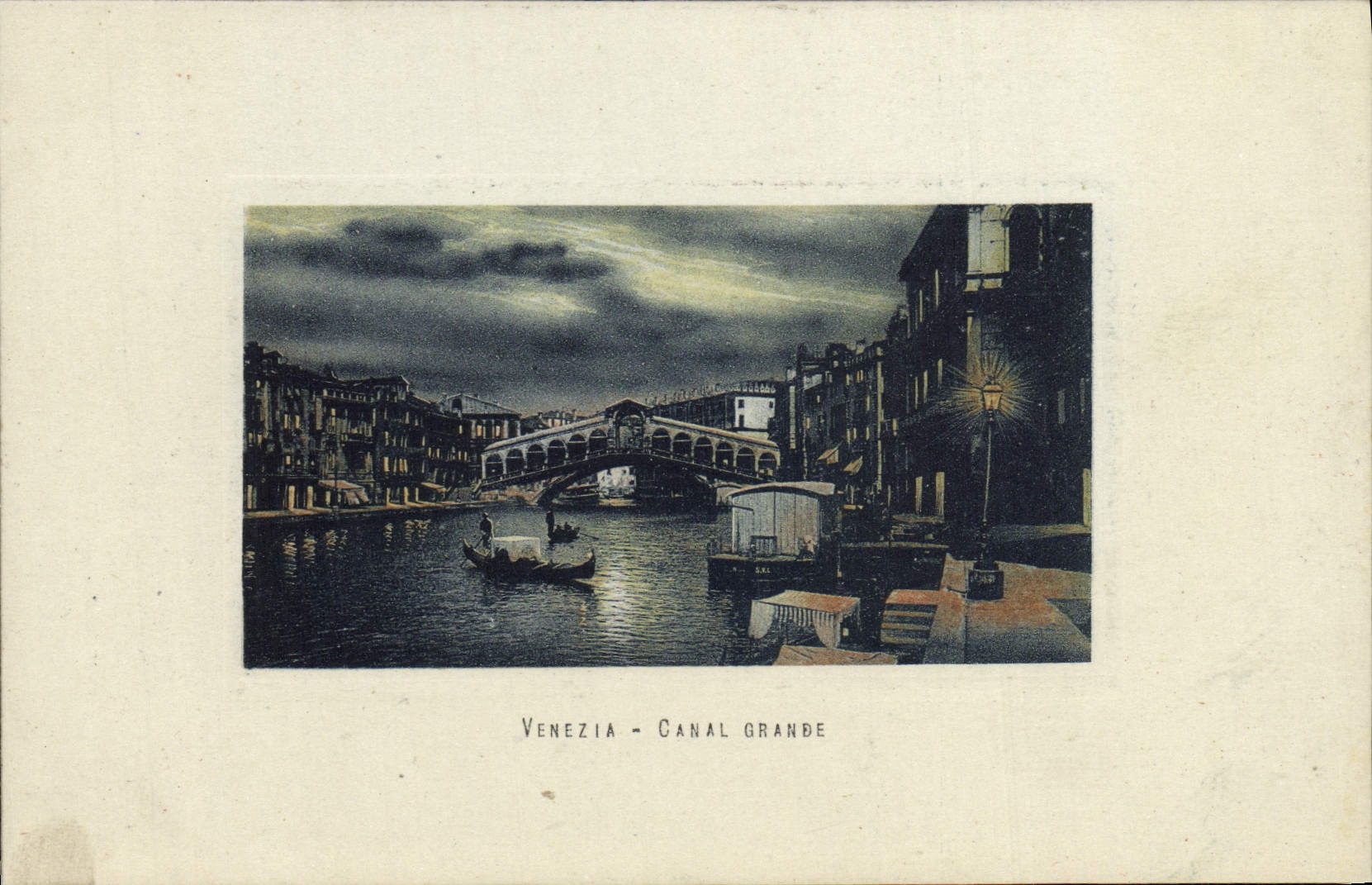 Canal de Venezia de la POSTAL de la VENDIMIA grande