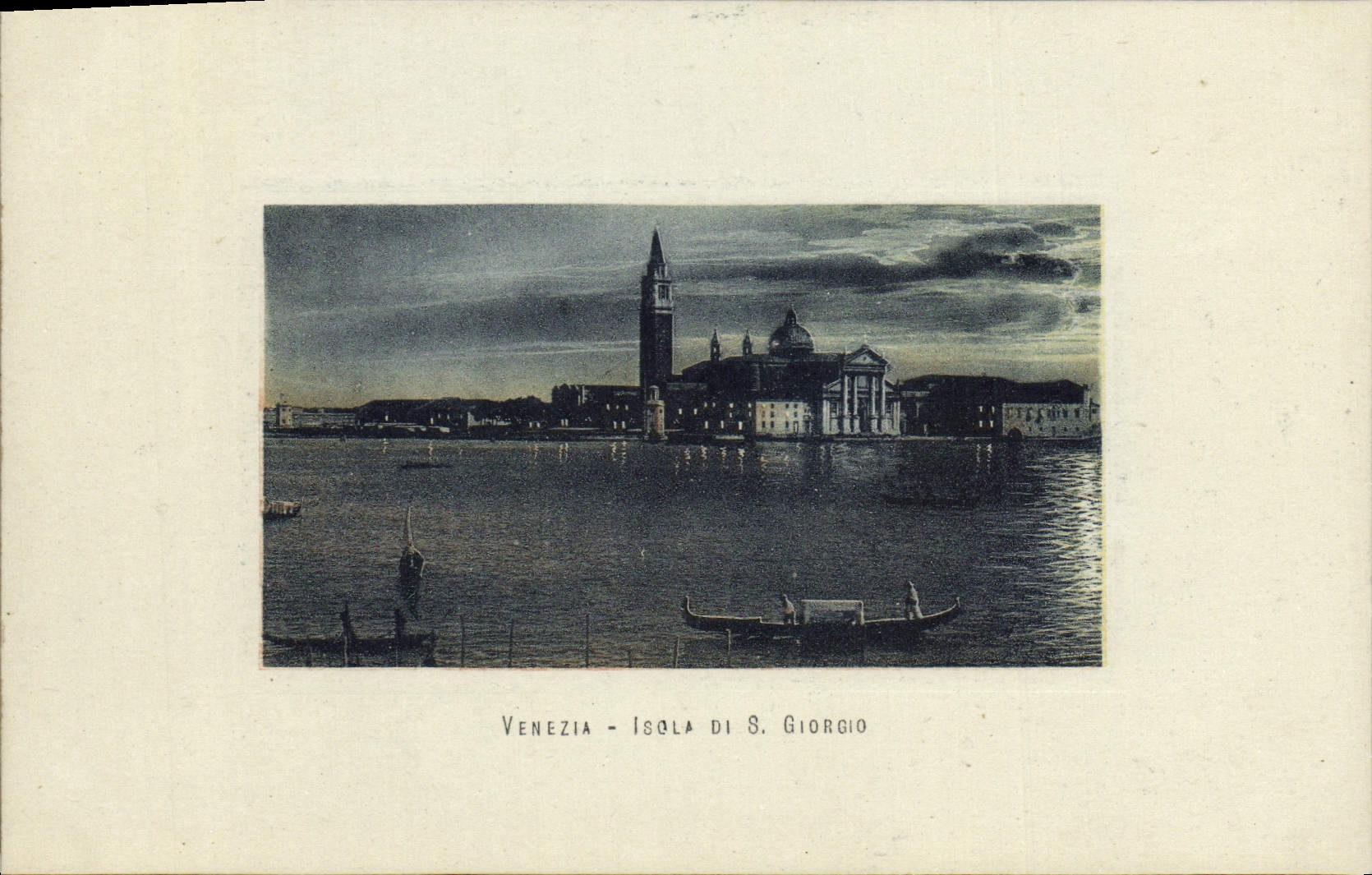 VINTAGE POSTCARD Venezia Insulated Di S Giorgio