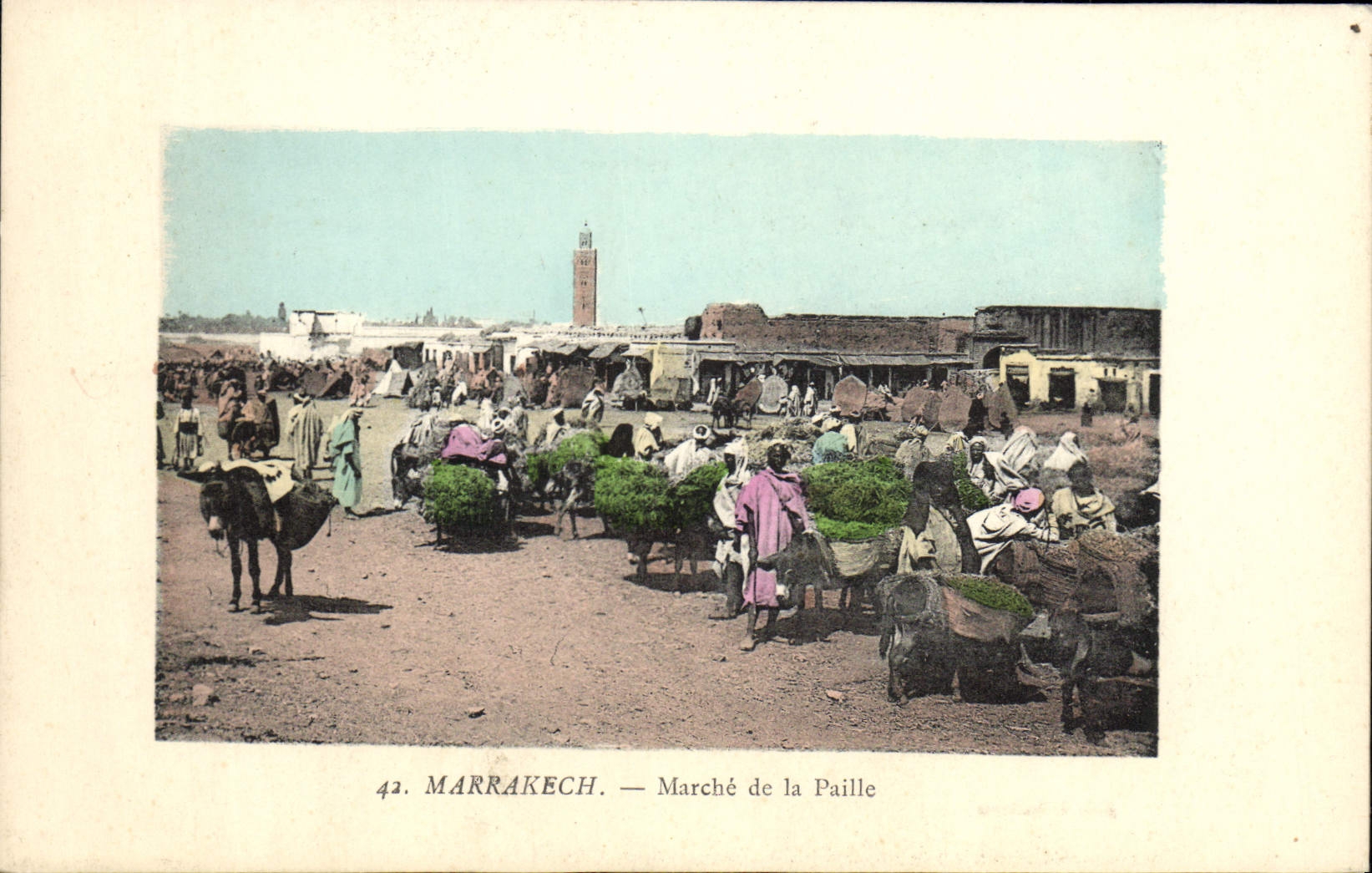 CPA Marrakech Marche de la Paille