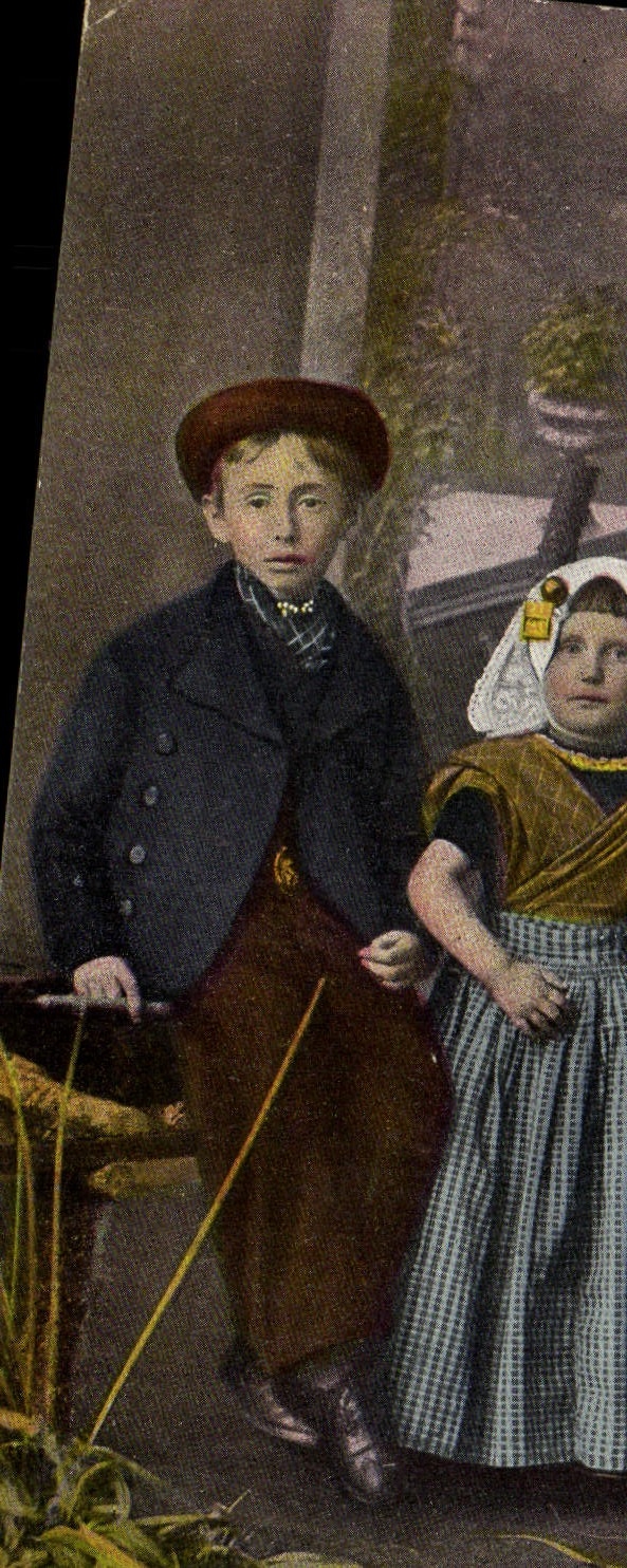 VINTAGE POSTCARD Zeeland Folklore