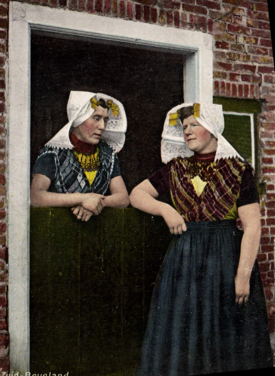 CPA Zuid Beveland Femmes Folklore