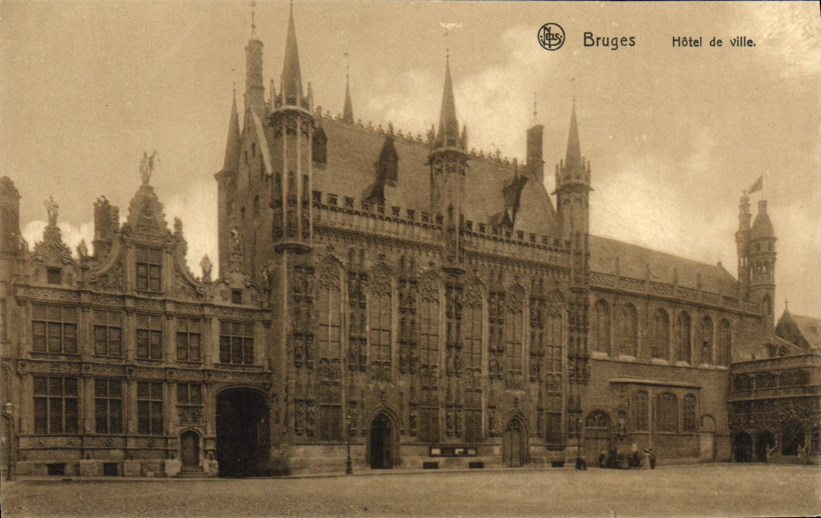 Ayuntamiento de Brujas de la POSTAL de la VENDIMIA