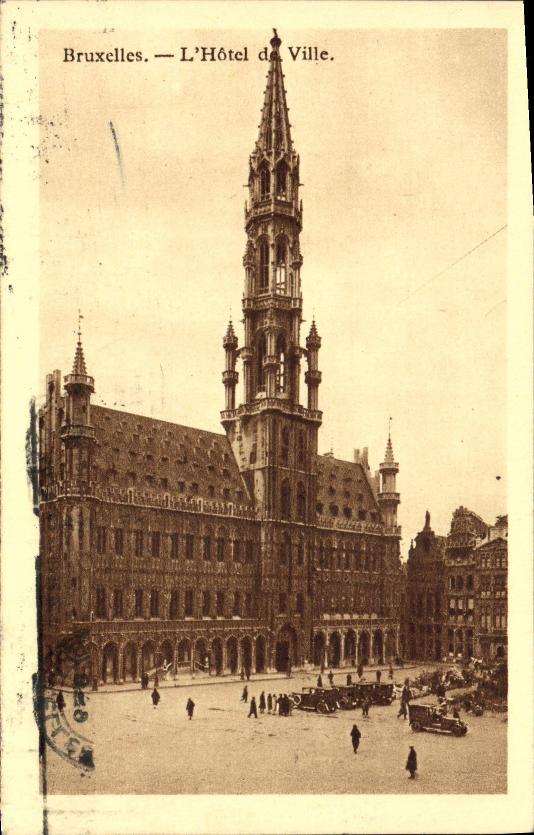 CPA Bruxelles L'Hotel de Ville